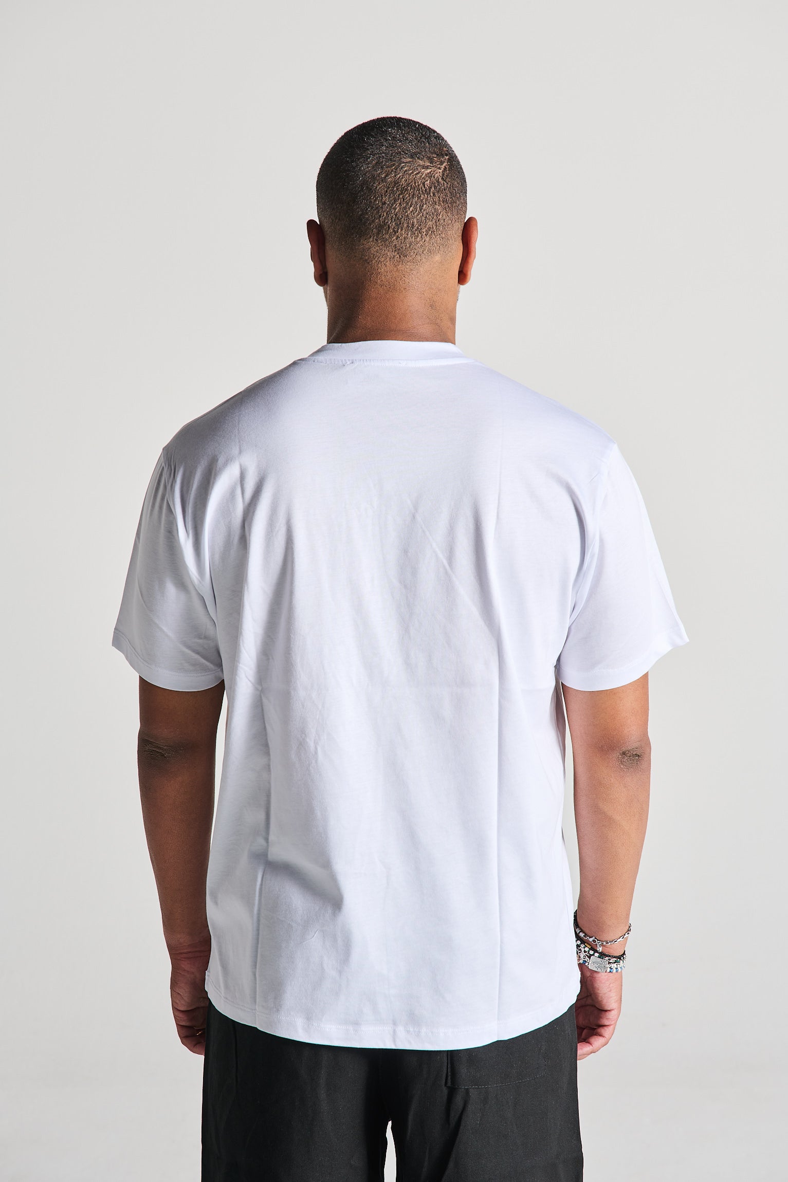 T-SHIRT FILO DI SCOZIA BIANCO