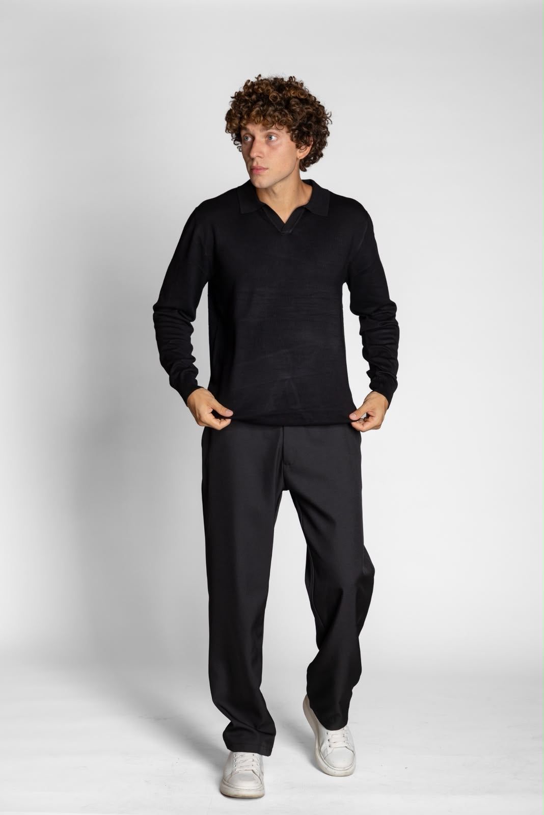 POLO NERA SCOLLO V