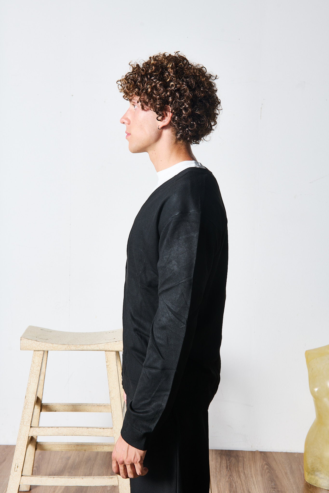CARDIGAN IN MAGLIA NERO