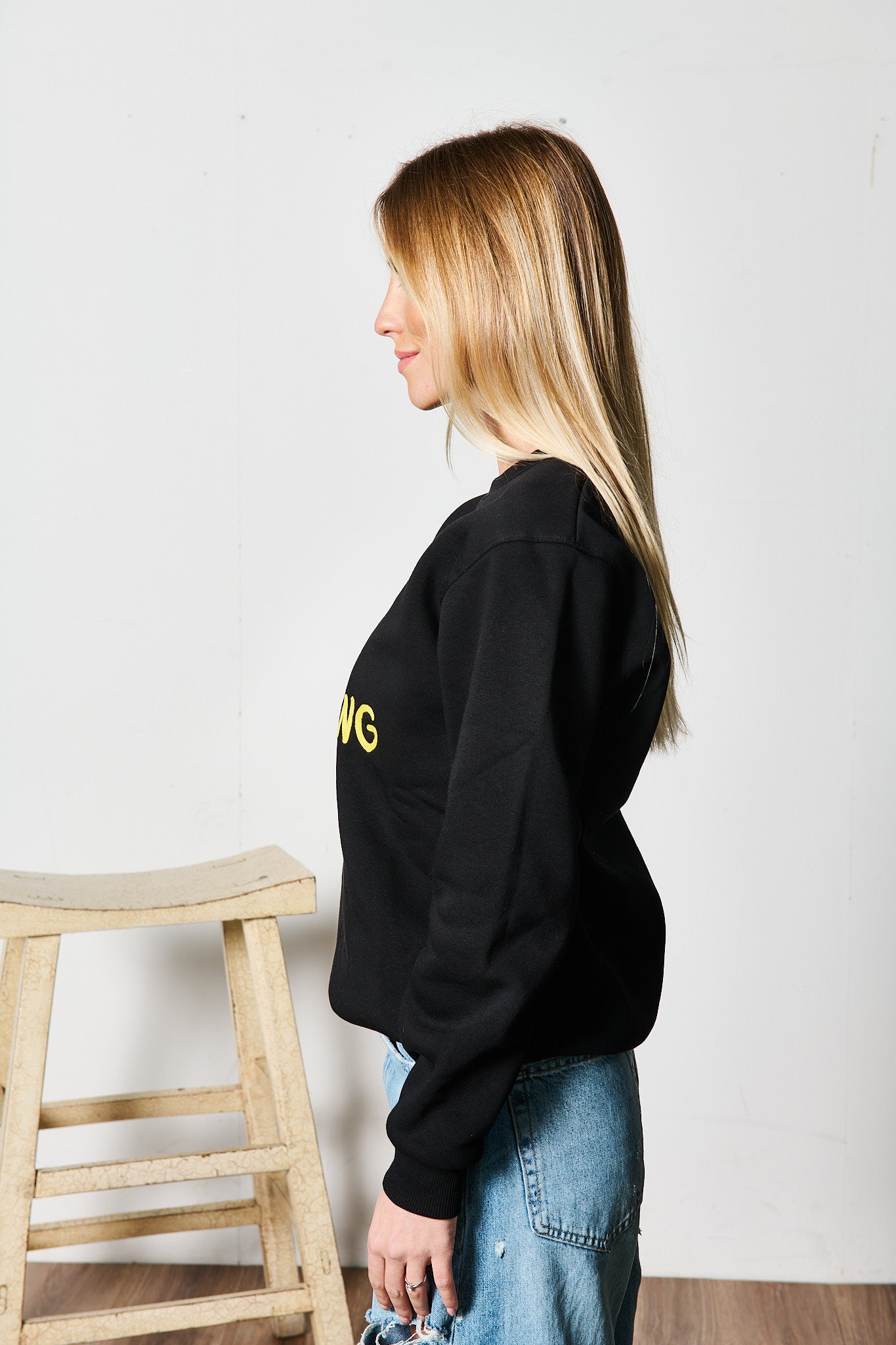 FELPA TEQUILA NERA PER LEI