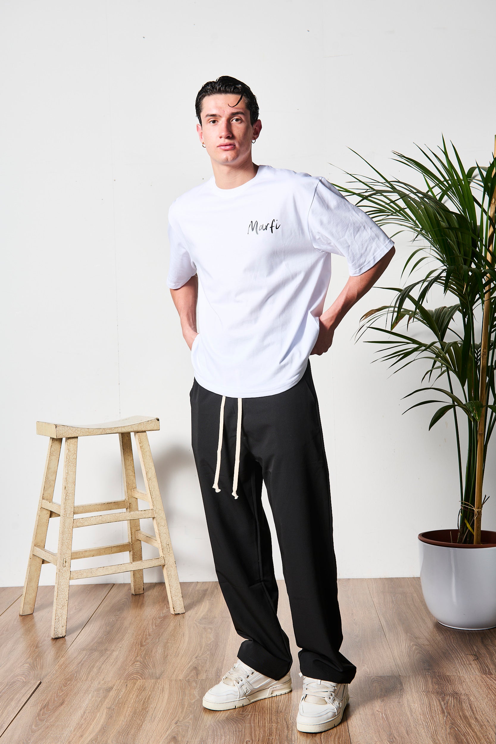 PANTALONE BAGGY NERO