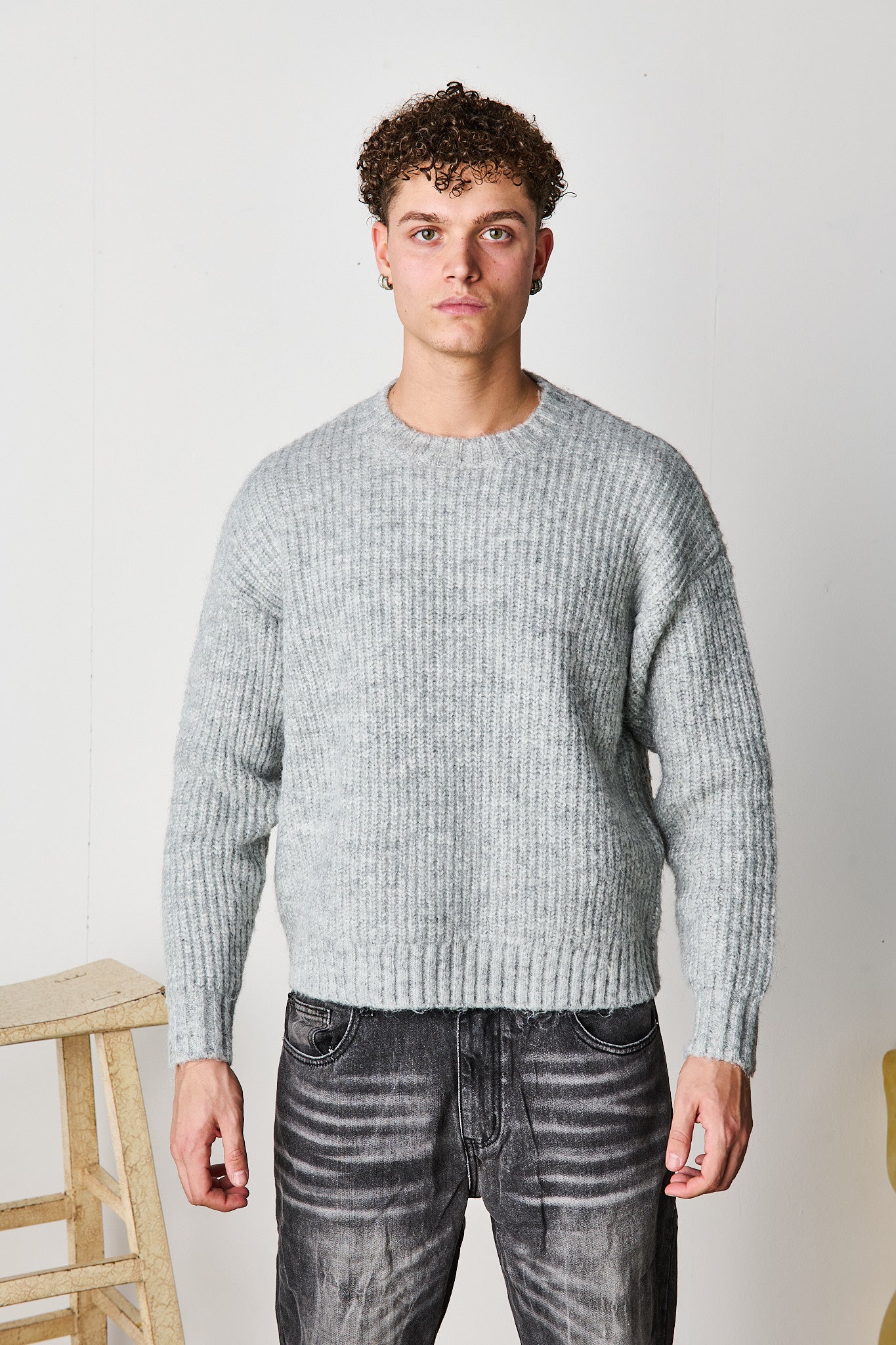 MAGLIONE LIGHT GREY