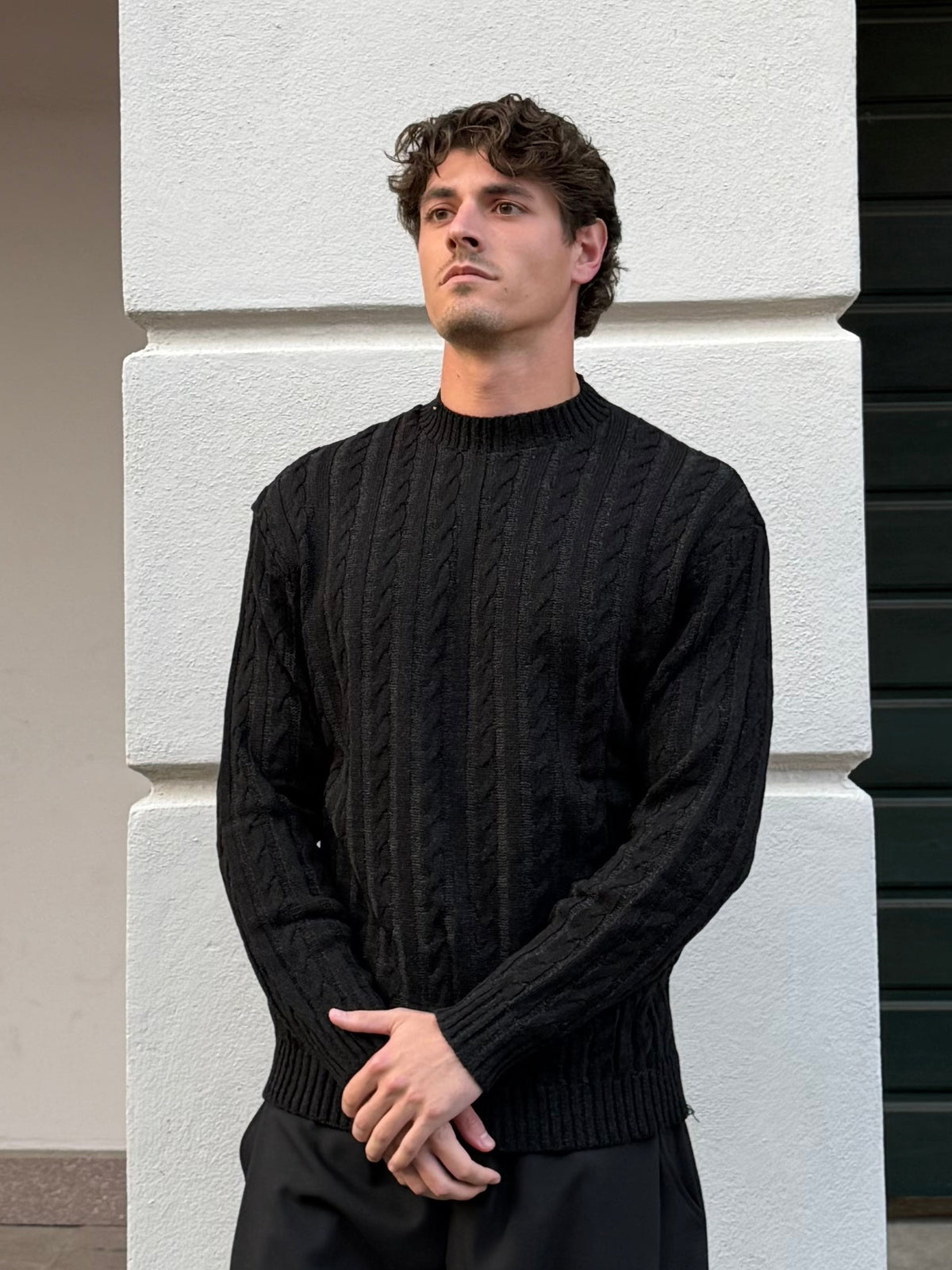 MAGLIONE INTRECCIATO