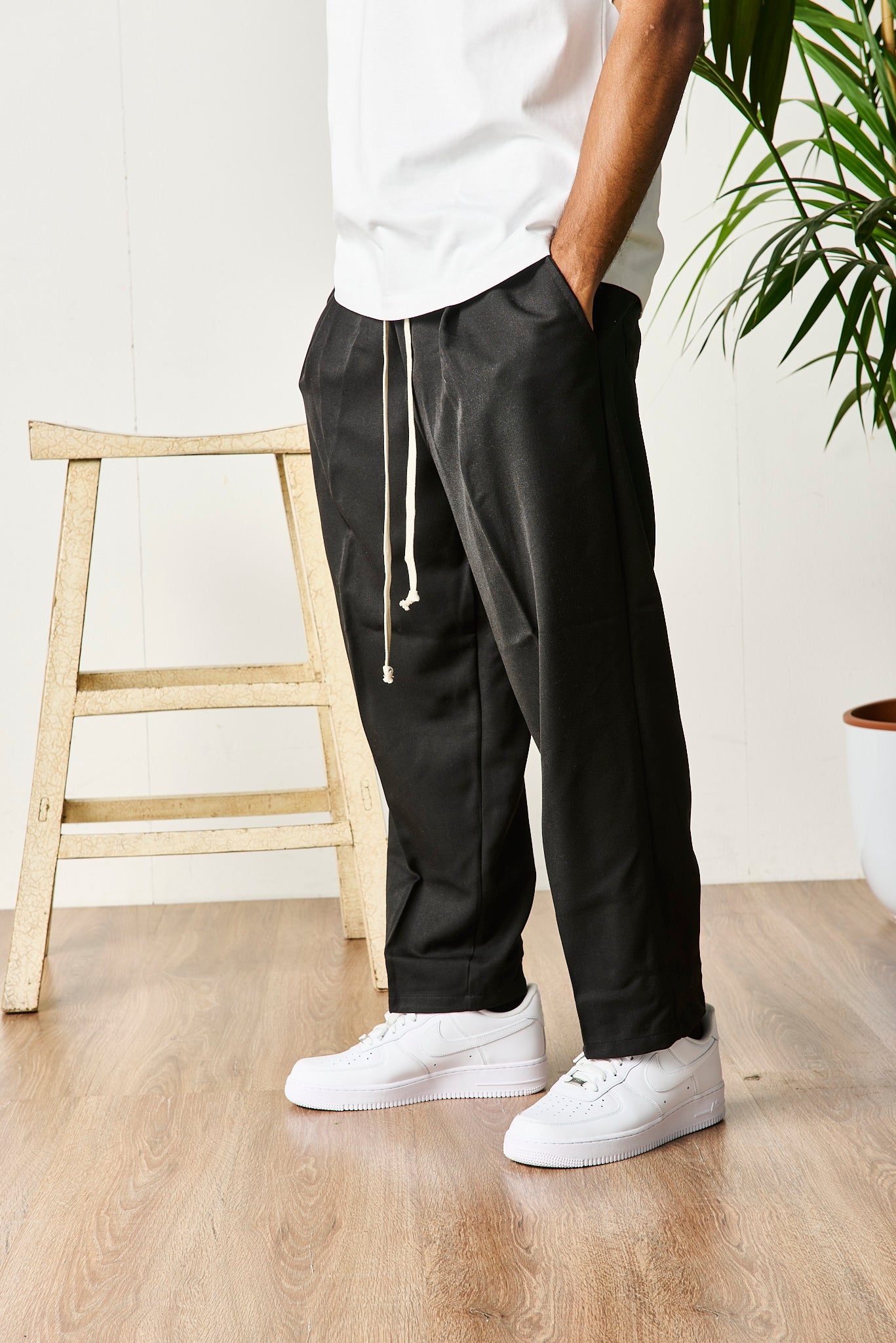 PANTALONE BAGGY NERO
