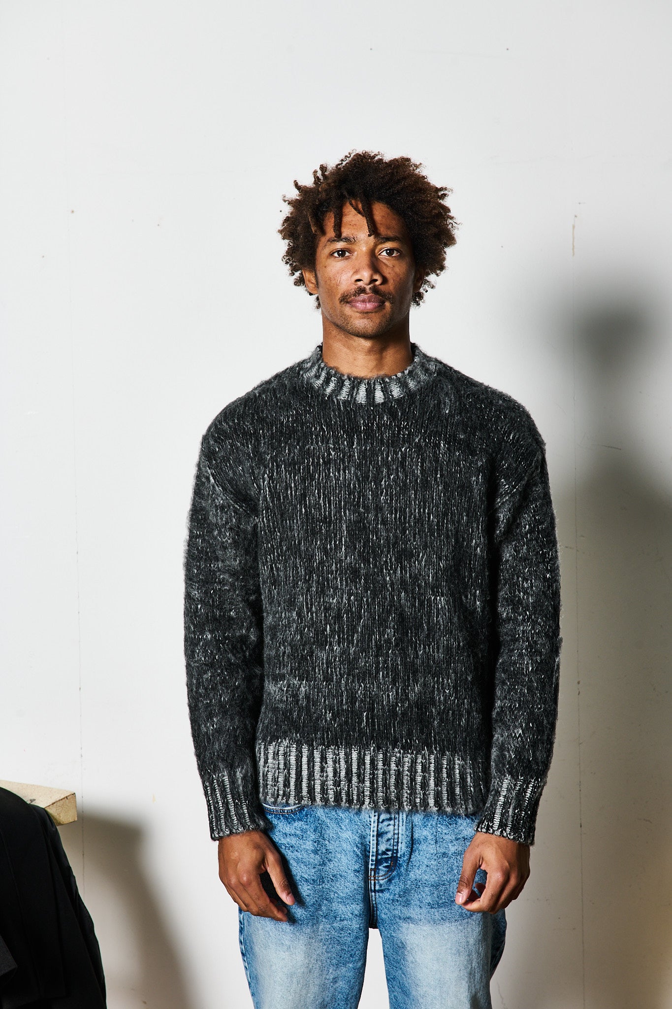 MAGLIONE EFFETTO BICOLOR