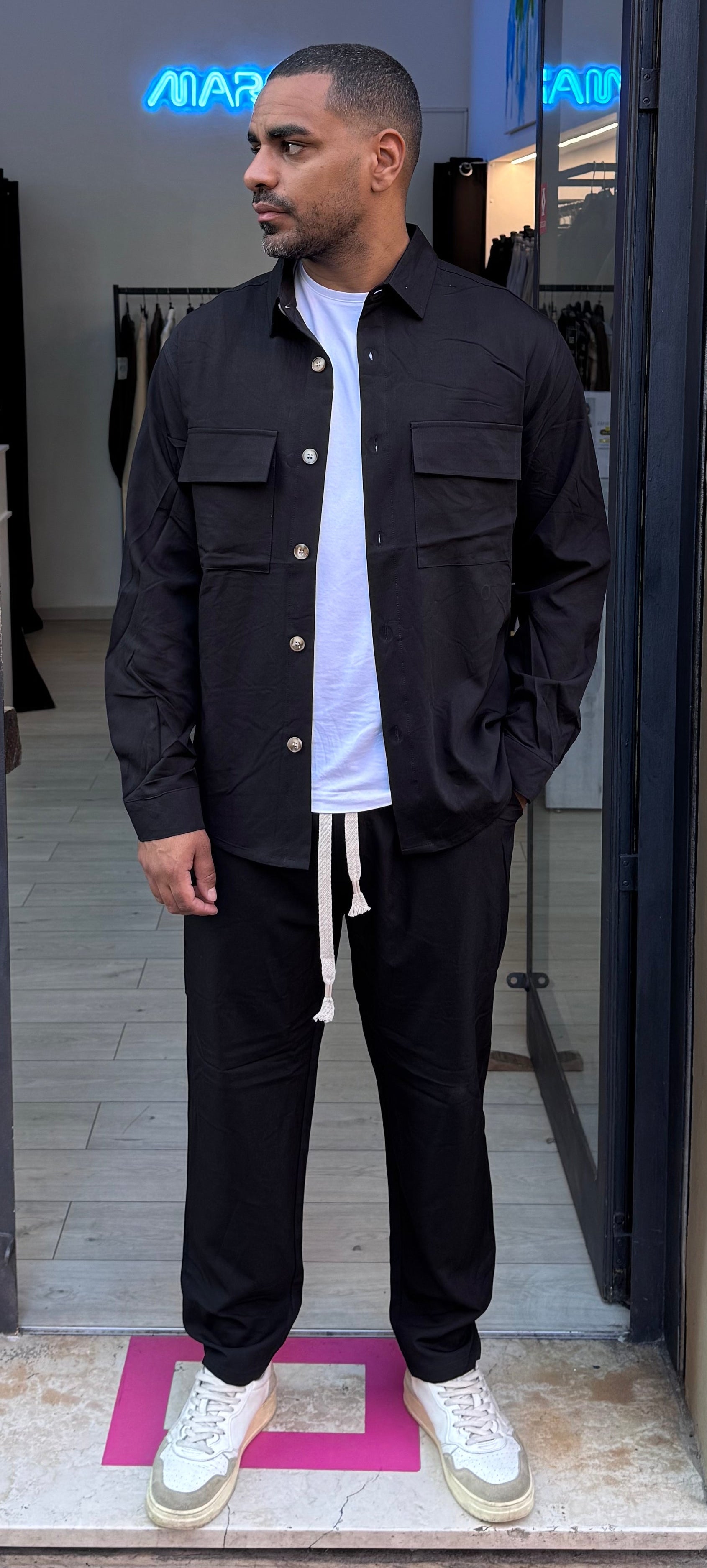 COMPLETO PANTALACCIO REBEL NERO