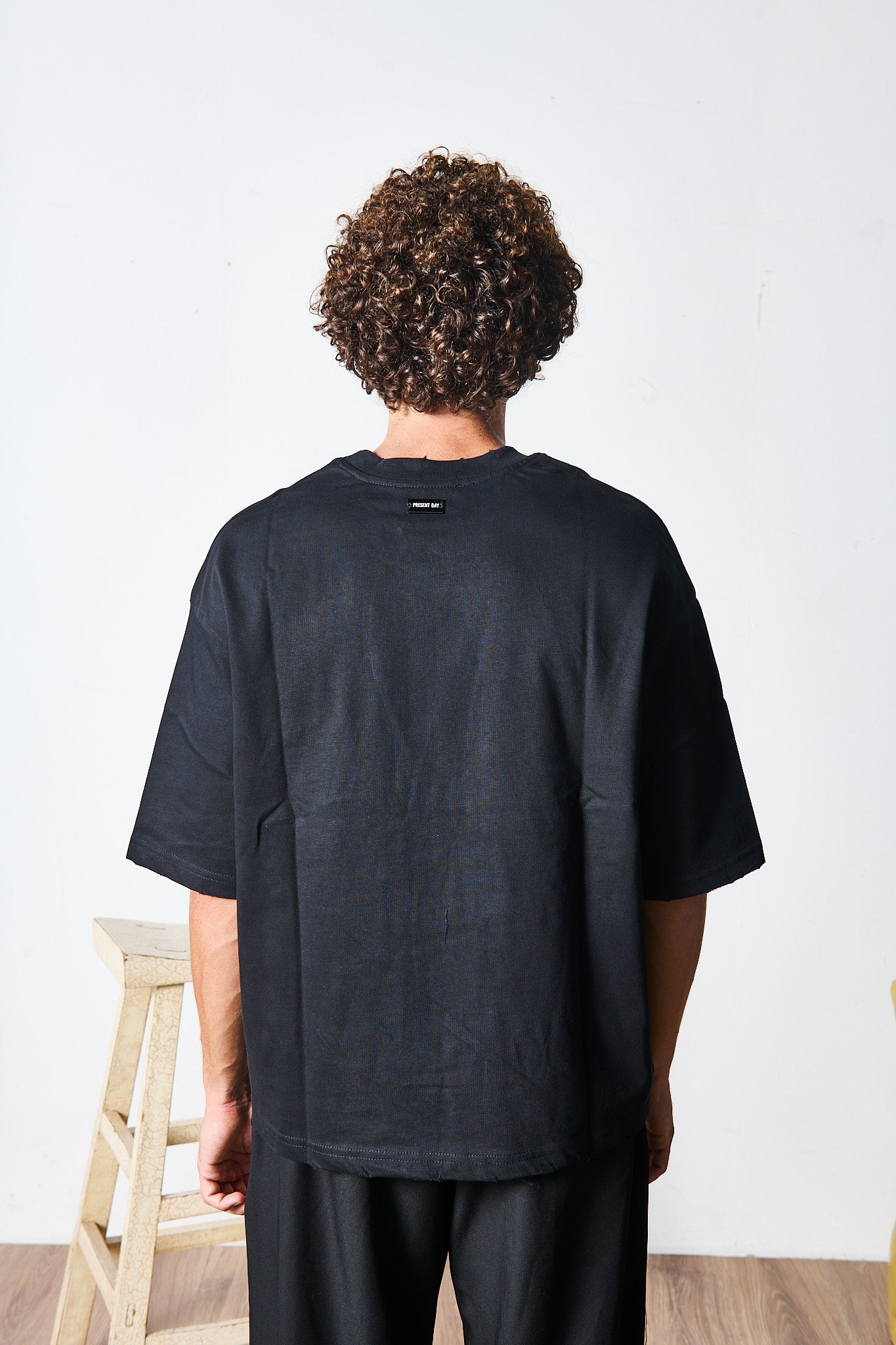T-SHIRT CROP NERA