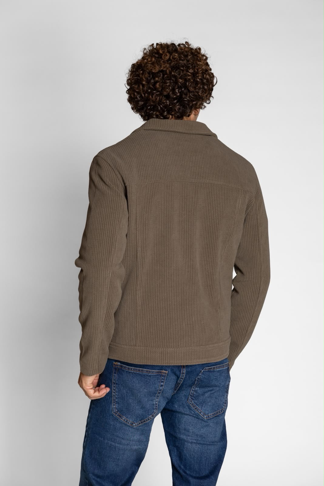 GIACCA ZIP VERDE MILITARE