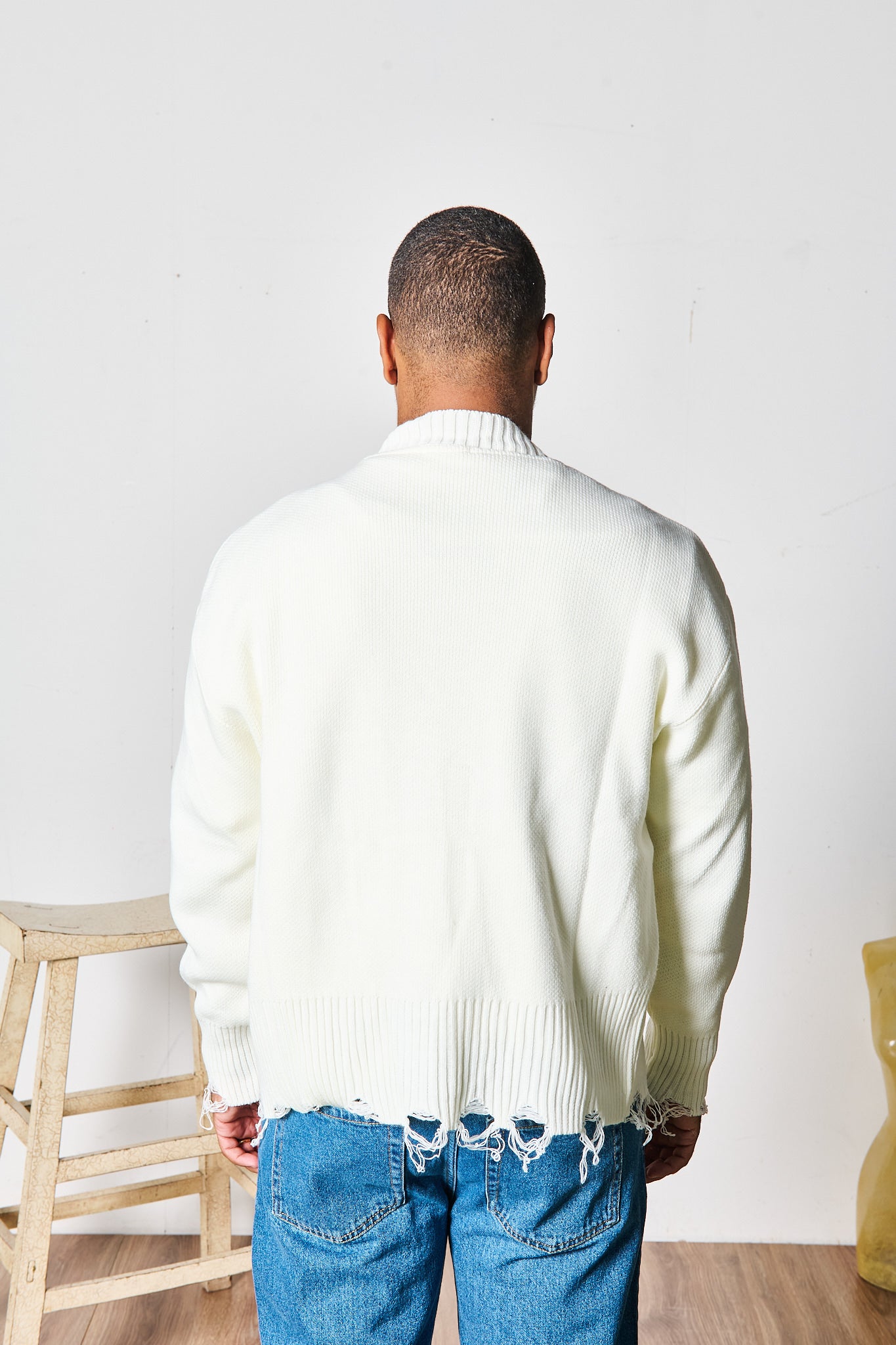 CARDIGAN PANNA SFRANGIATO