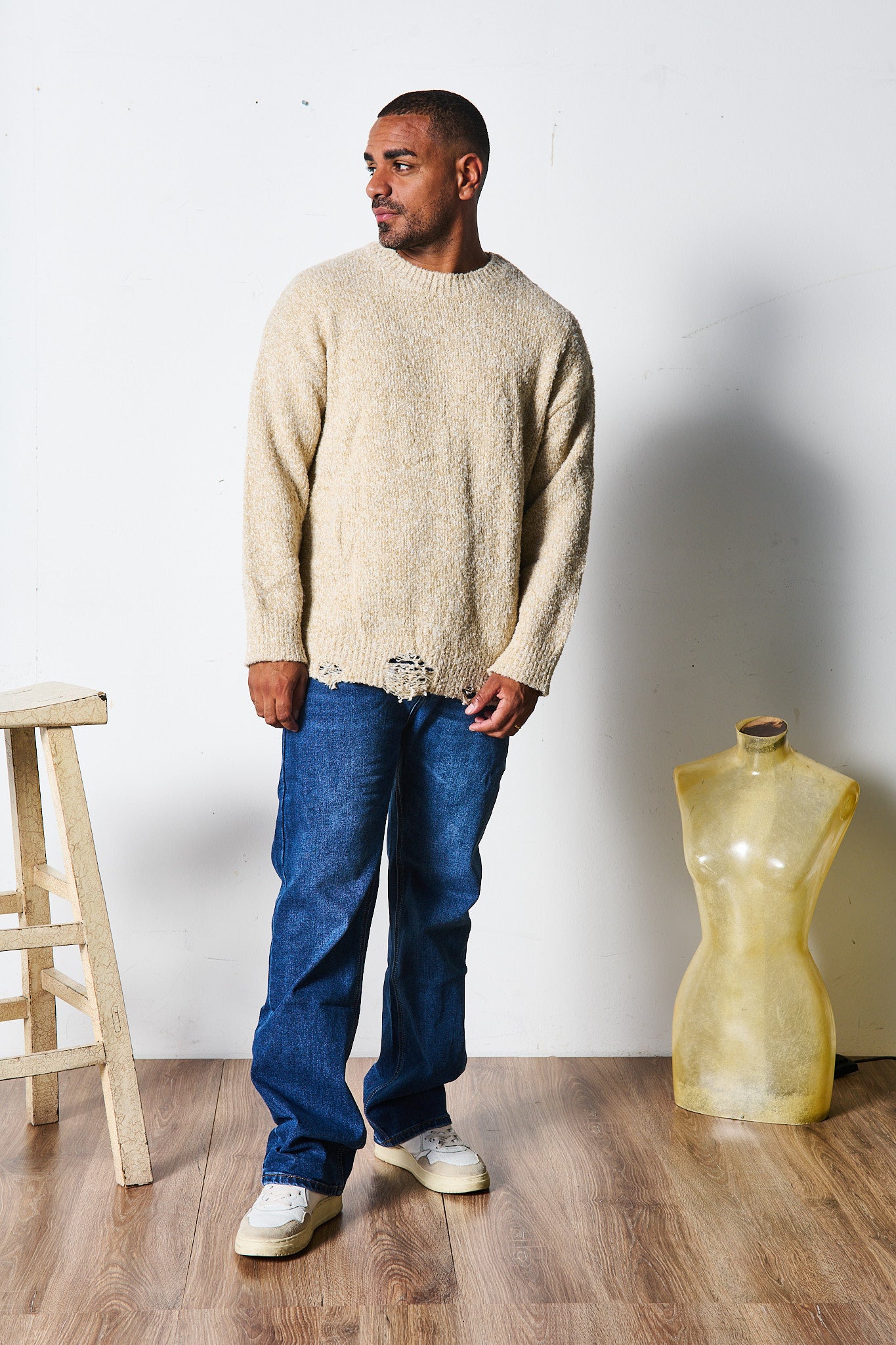 MAGLIONE OVER BEIGE