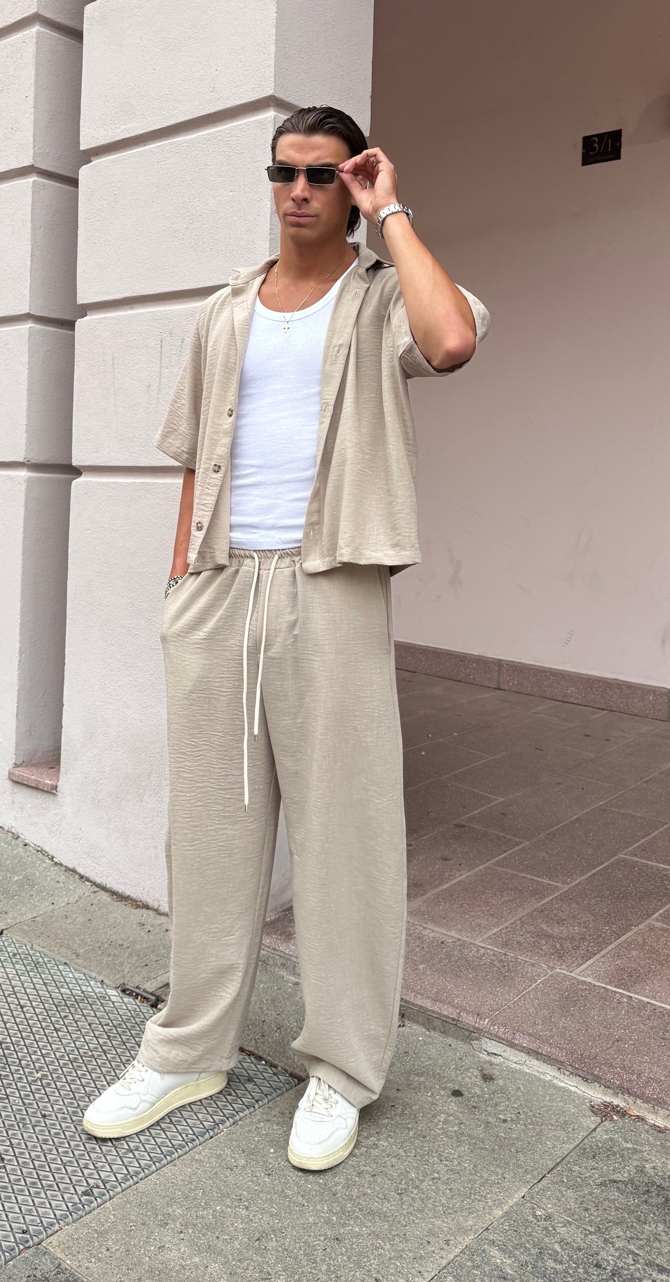 COORDINATO BALLOON LINO BEIGE
