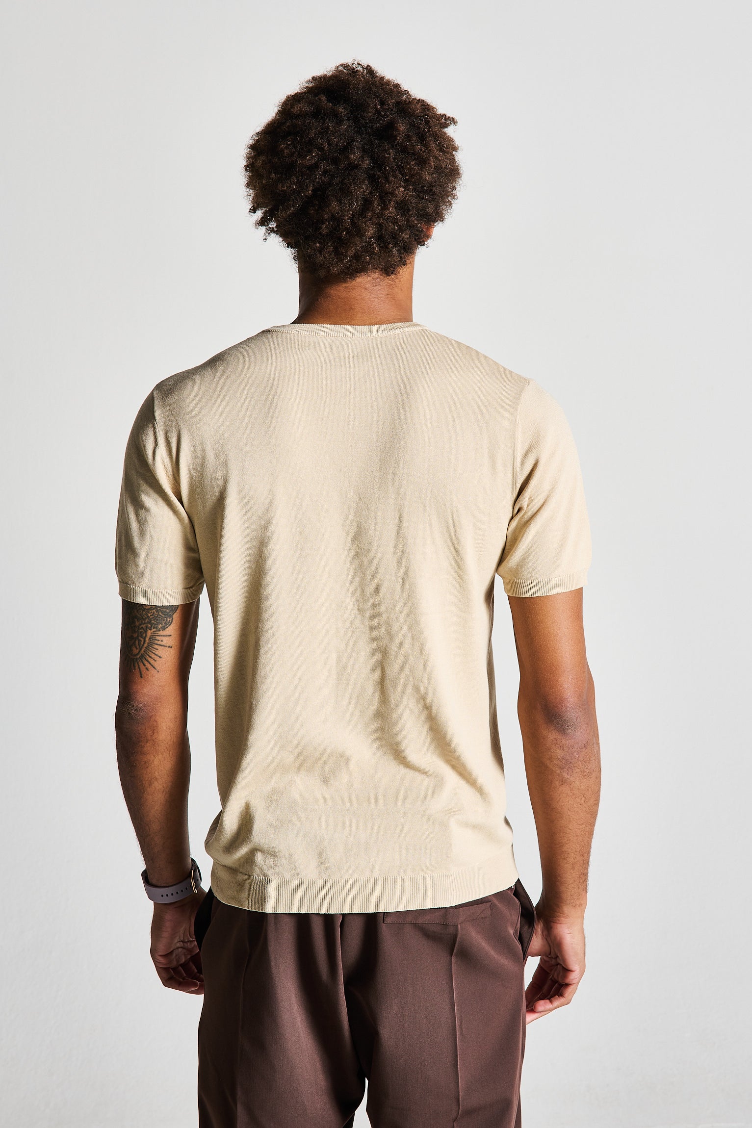 T-SHIRT FILO BEIGE