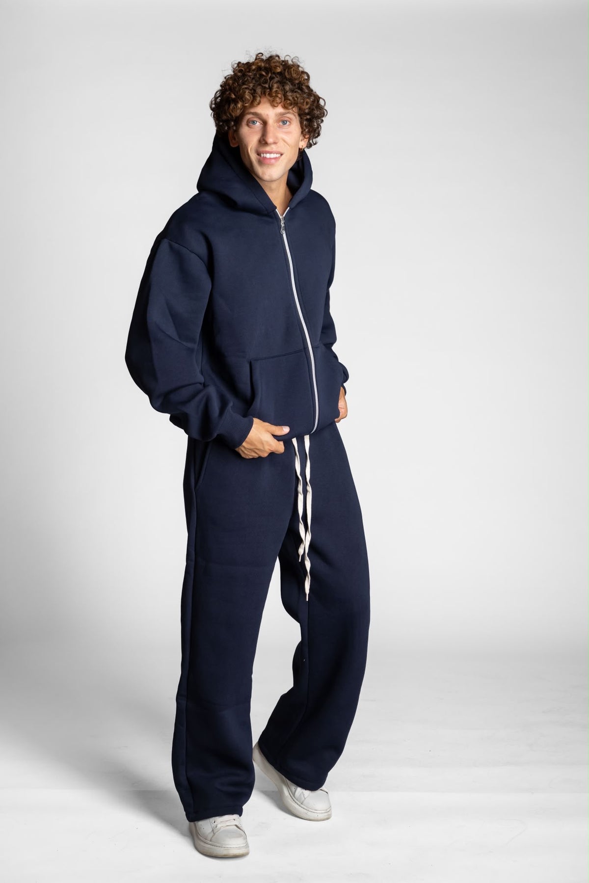 TUTA ZIP BLU