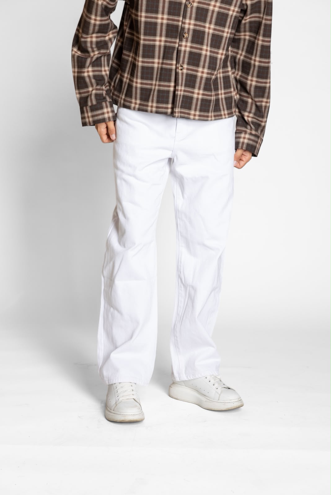 JEANS BAGGY BIANCO