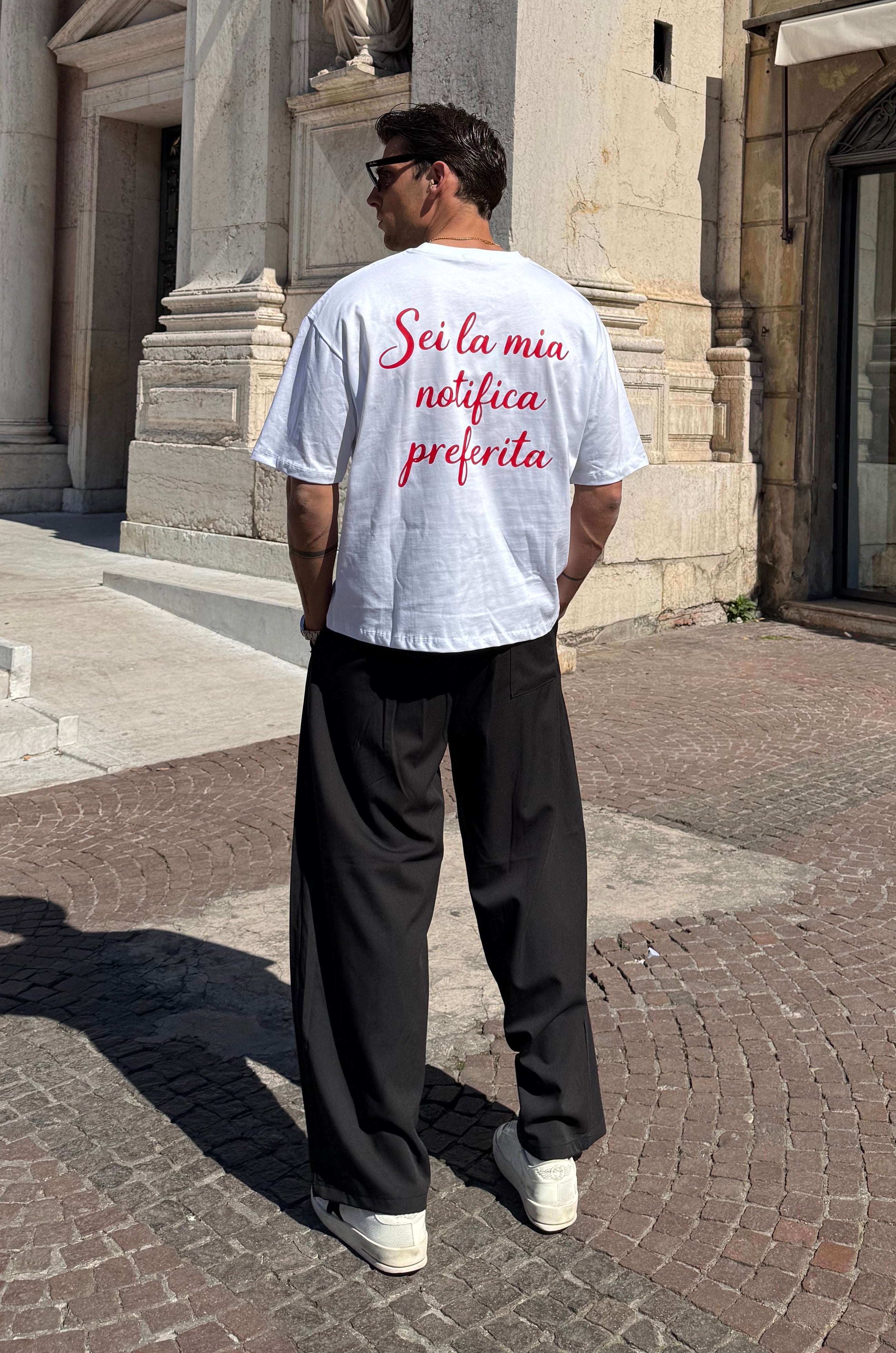 T-SHIRT NOTIFICA PREFERITA BIANCA