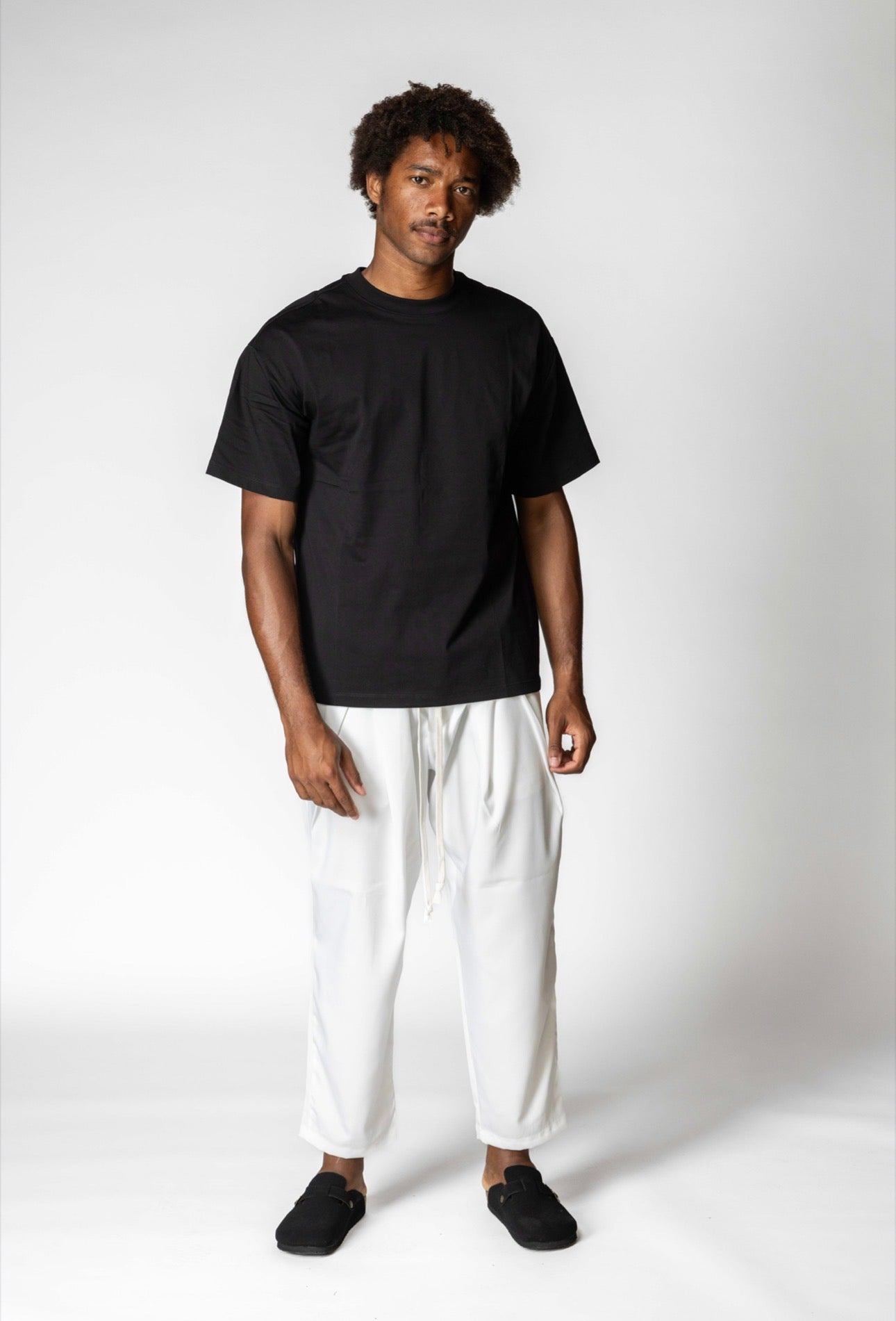T-SHIRT SEMI-OVER BLACK