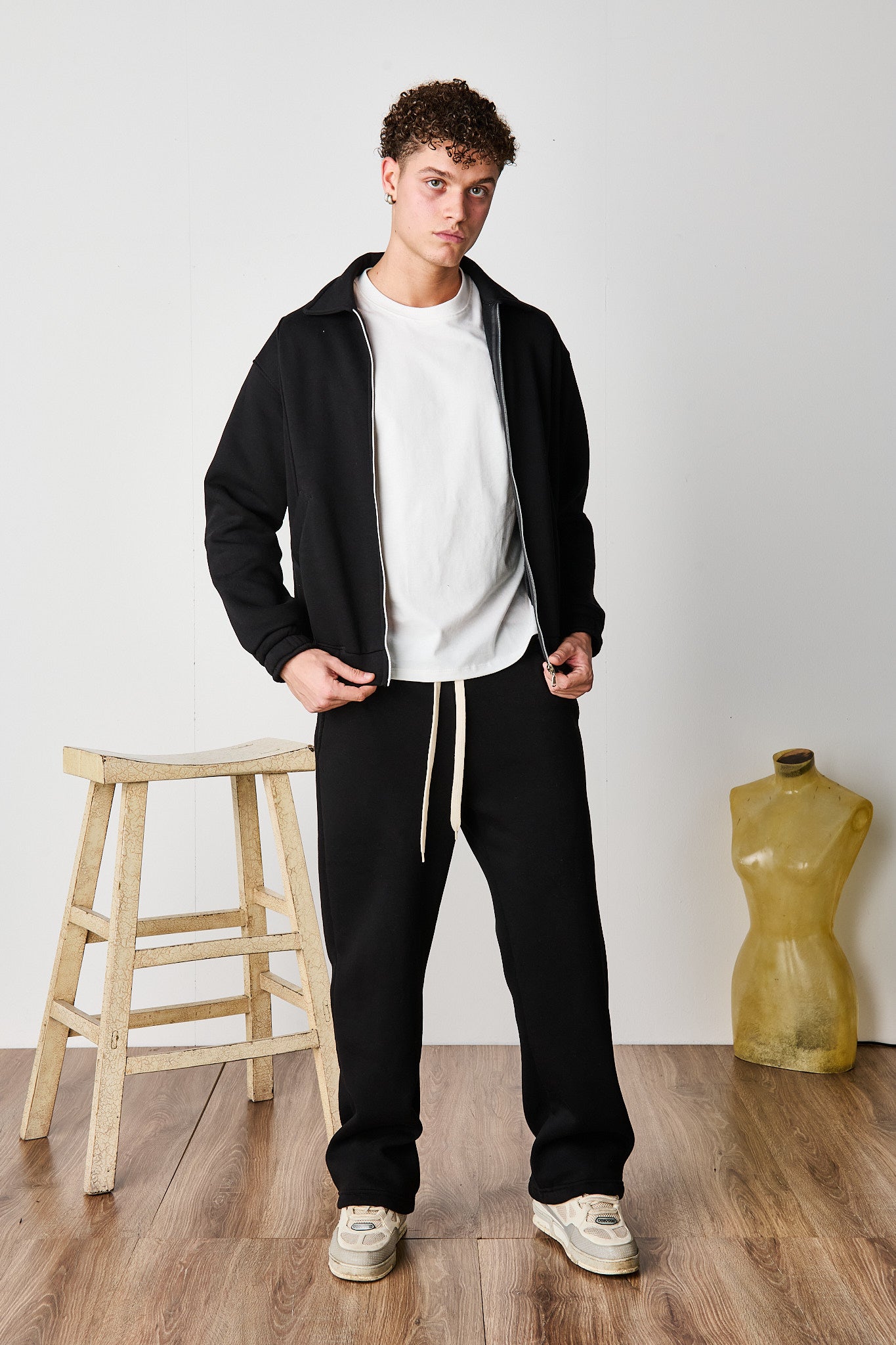 COMPLETO TUTA NERO MILANO