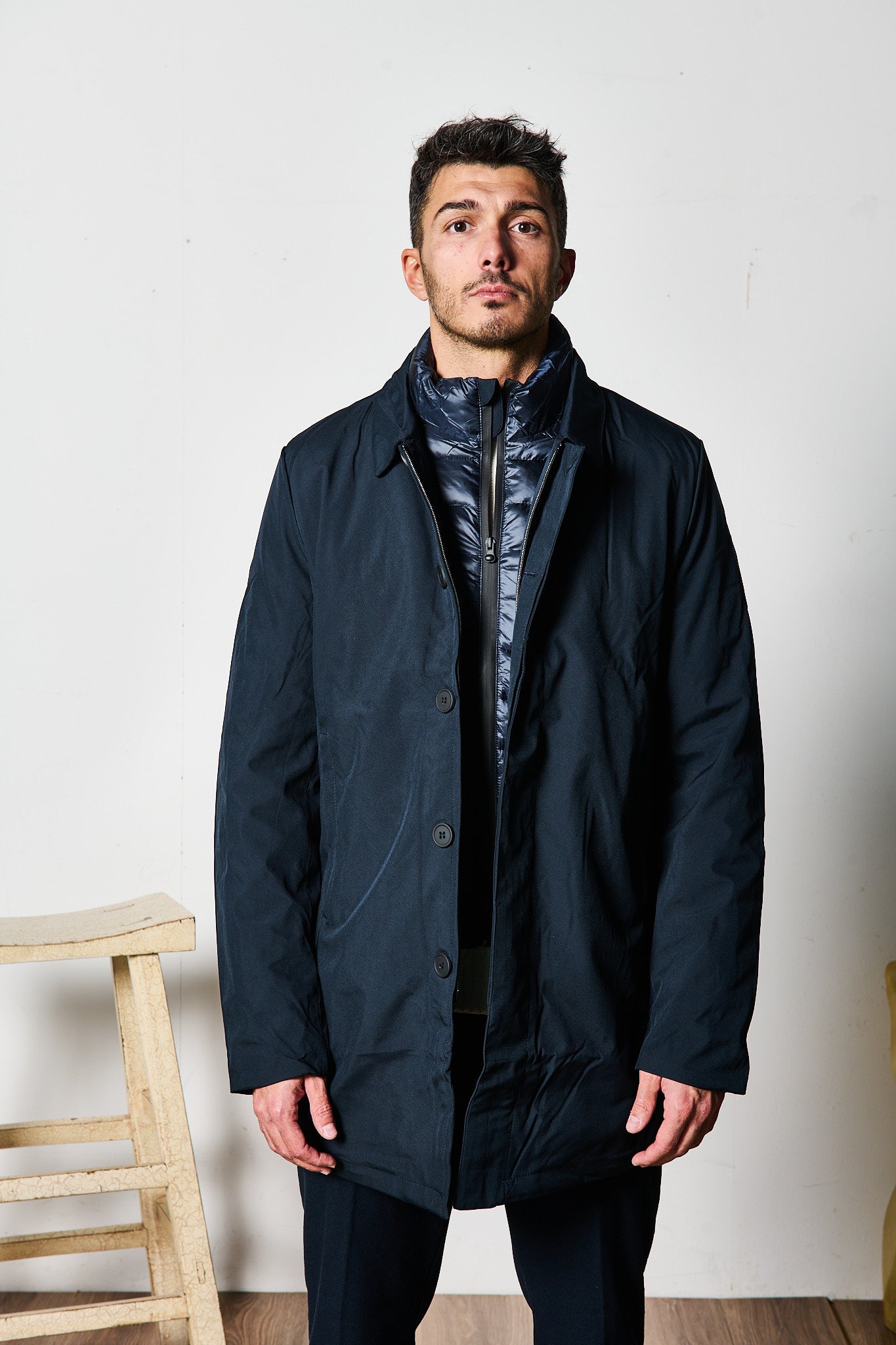 GIACCA IDROREPELLENTE BLU