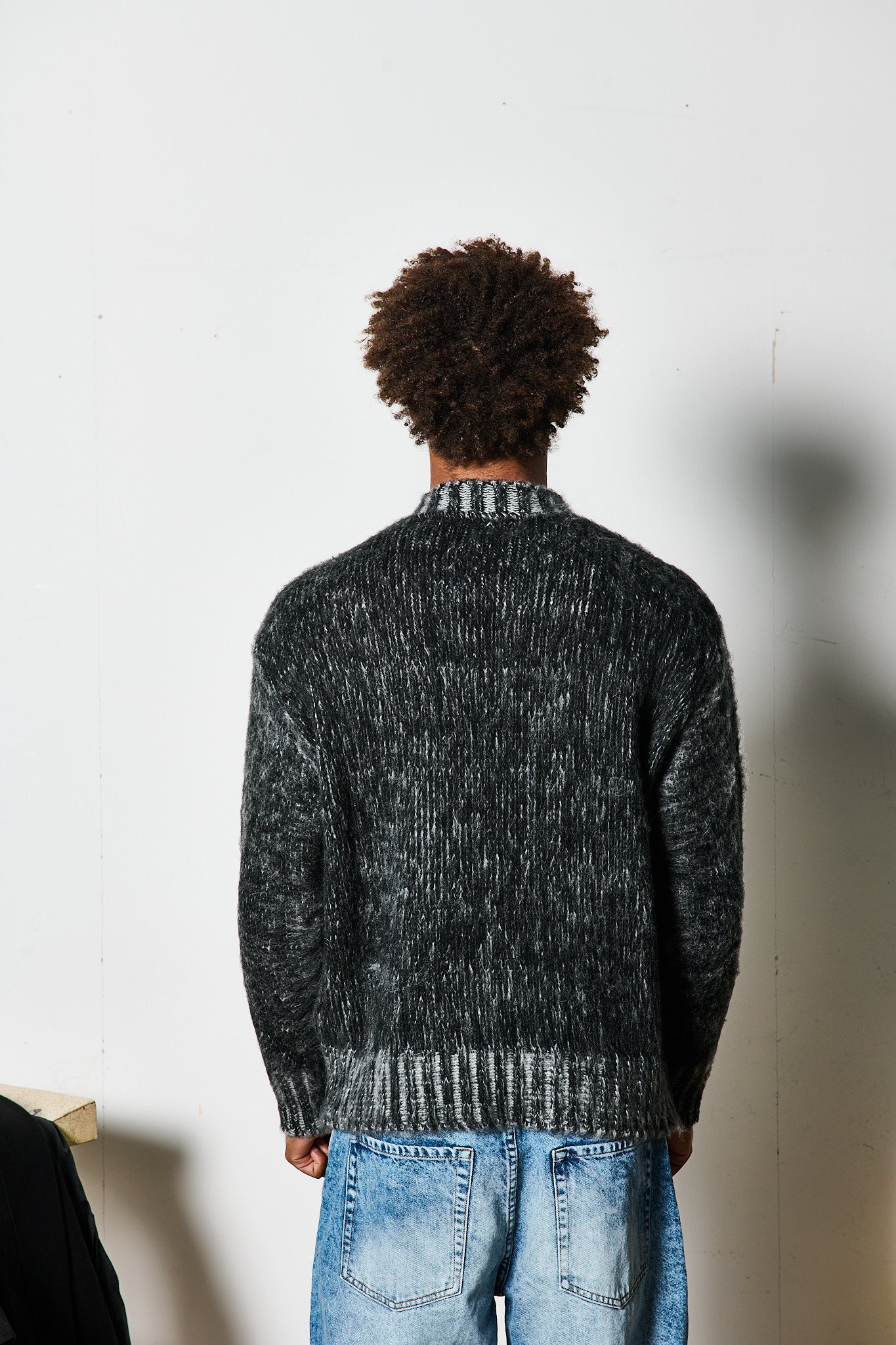 MAGLIONE EFFETTO BICOLOR