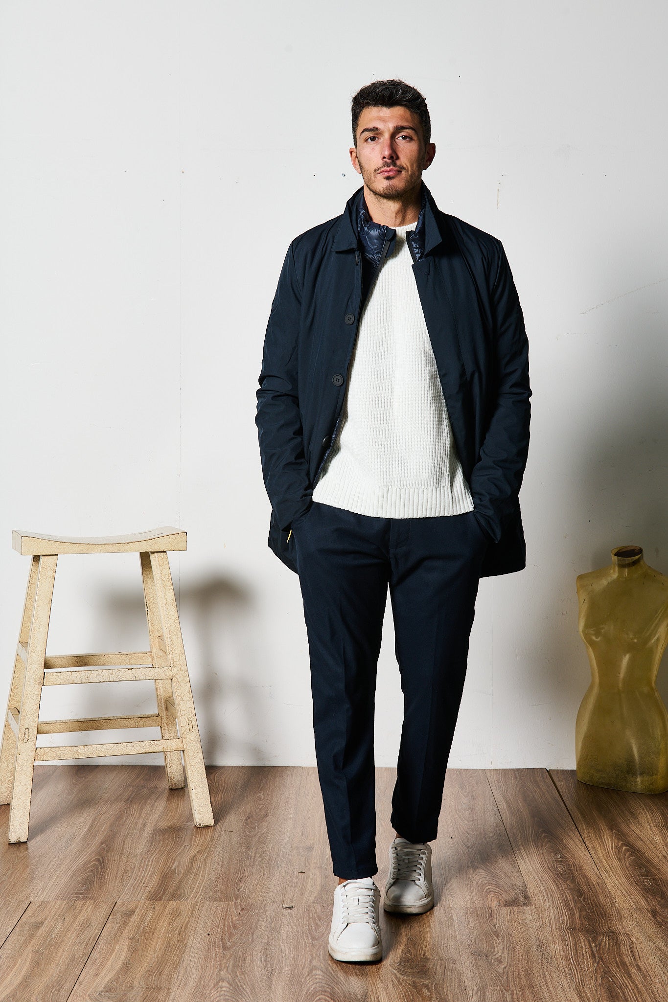 GIACCA IDROREPELLENTE BLU