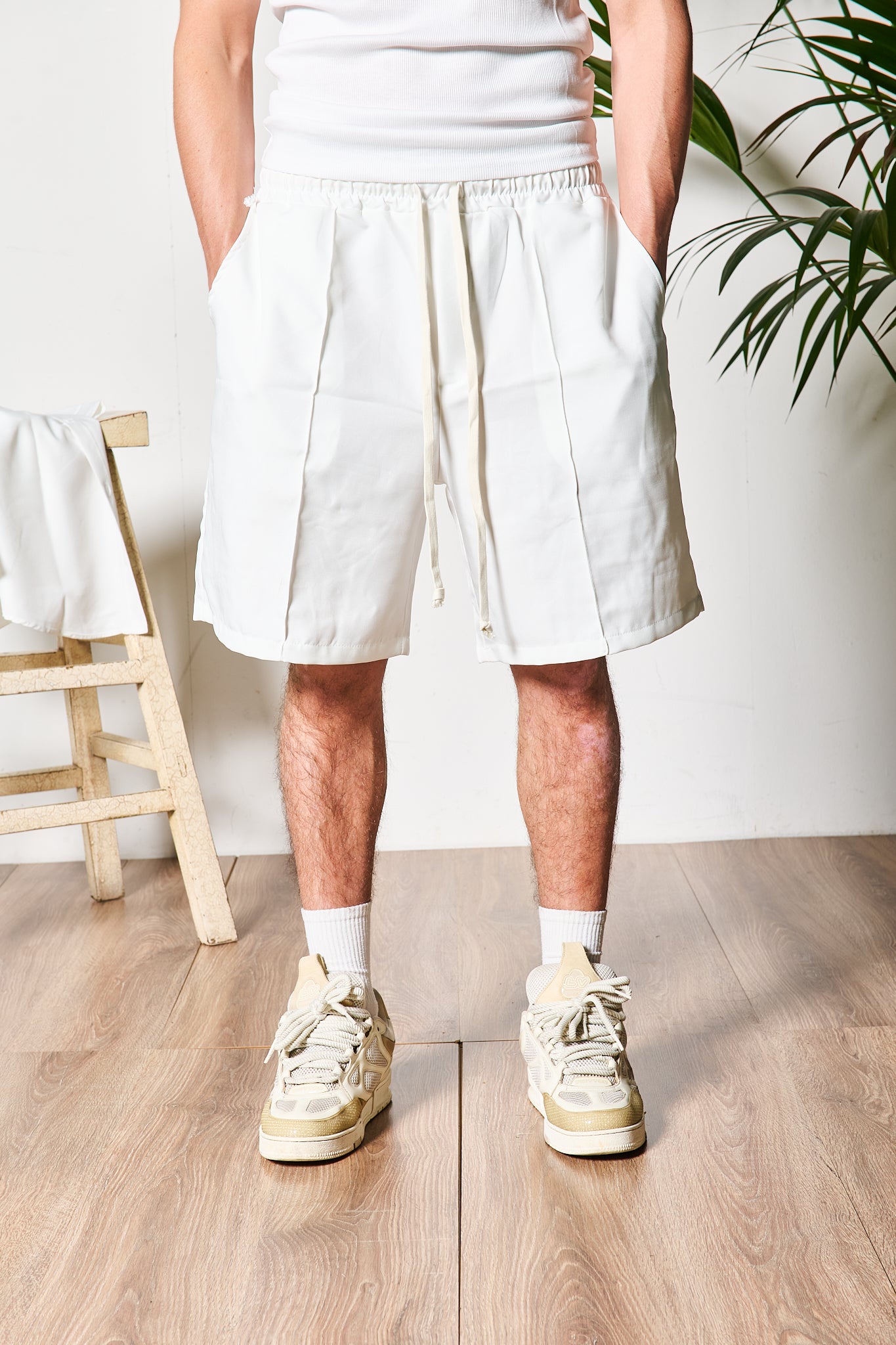 COMPLETO REBEL BERMUDA WHITE