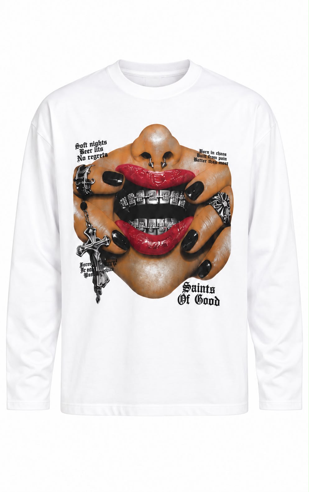 LONGSLEEVE MOUTH BIANCA