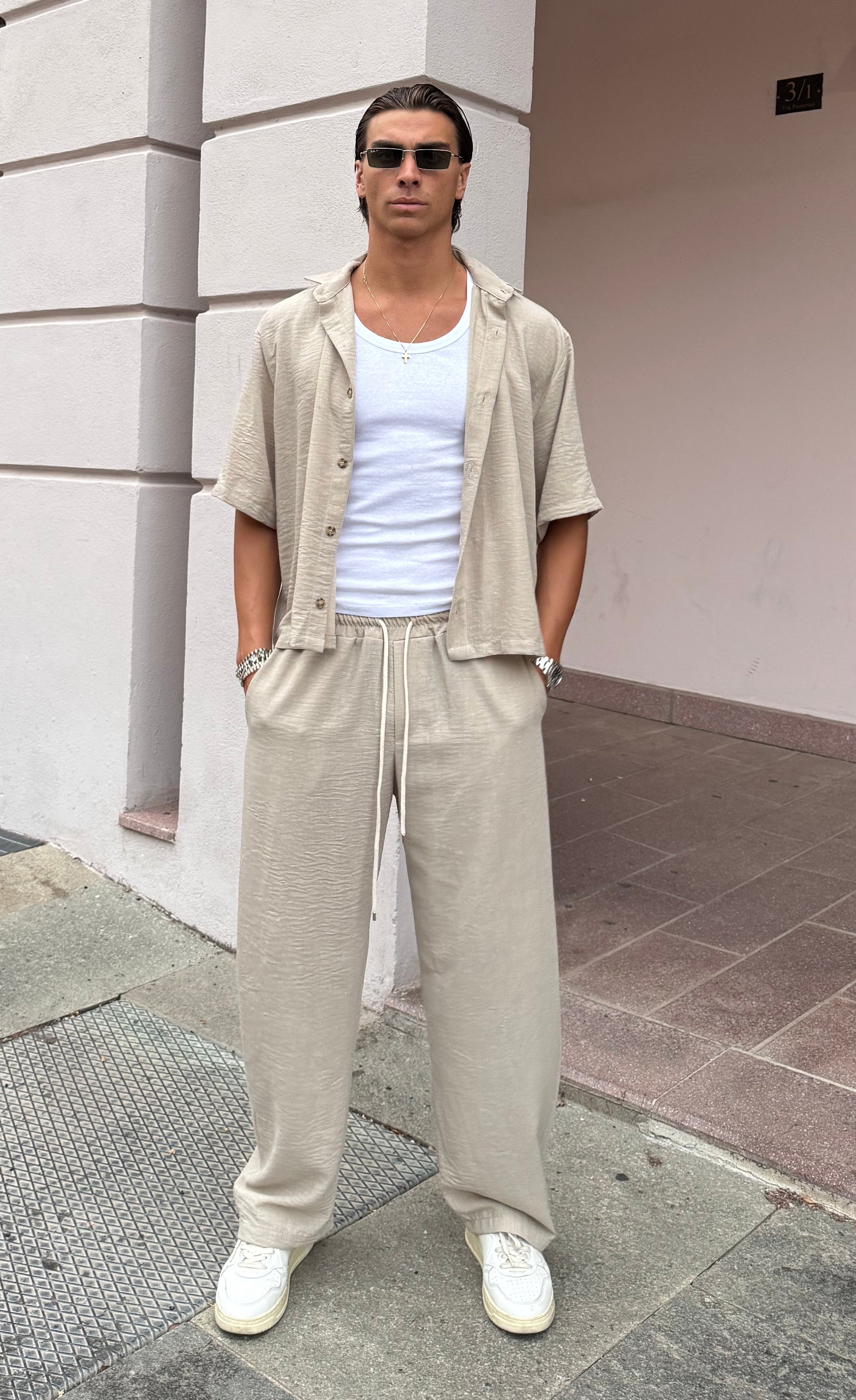 COORDINATO BALLOON LINO BEIGE