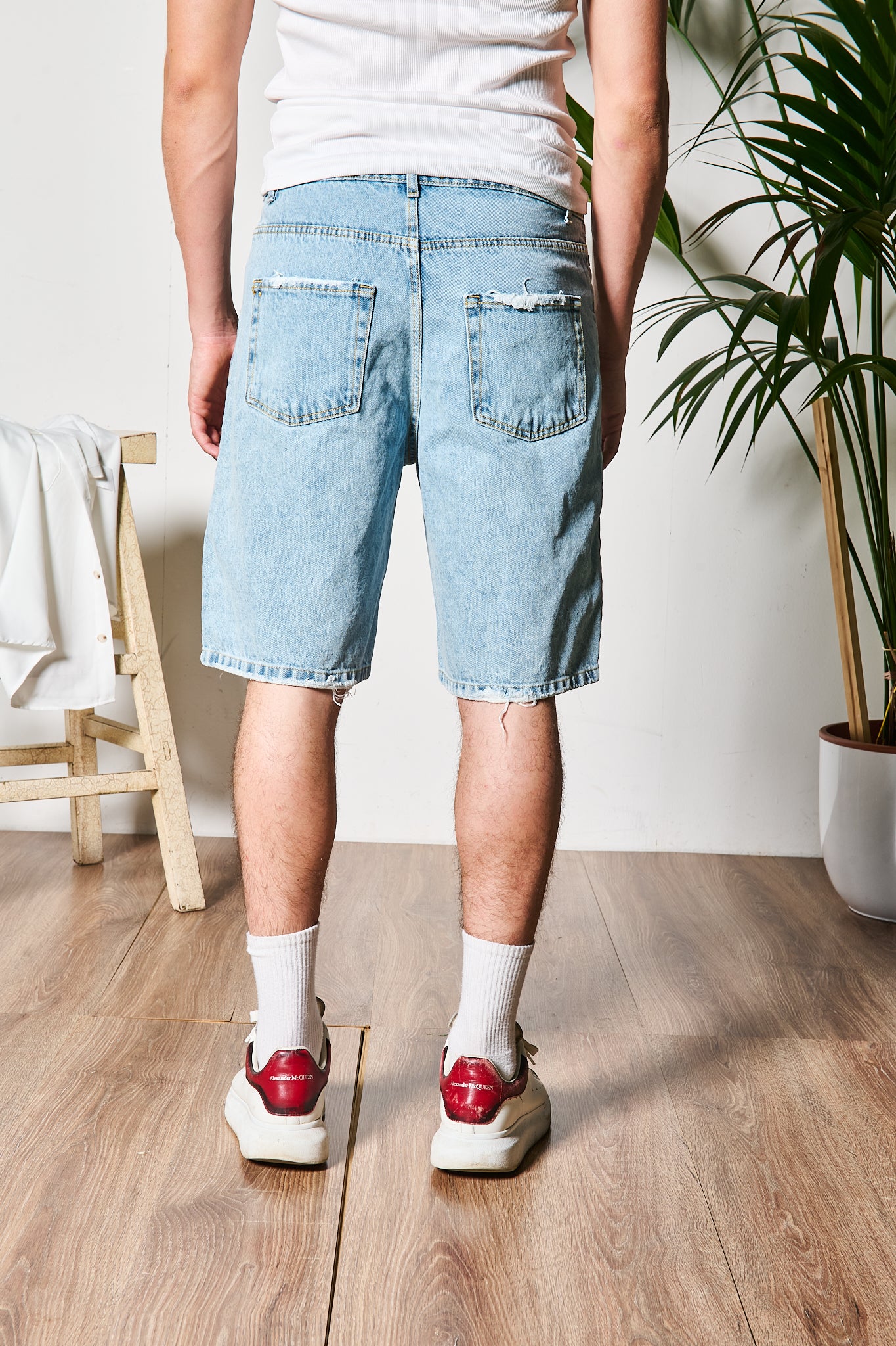 BERMUDA DENIM CHIARO