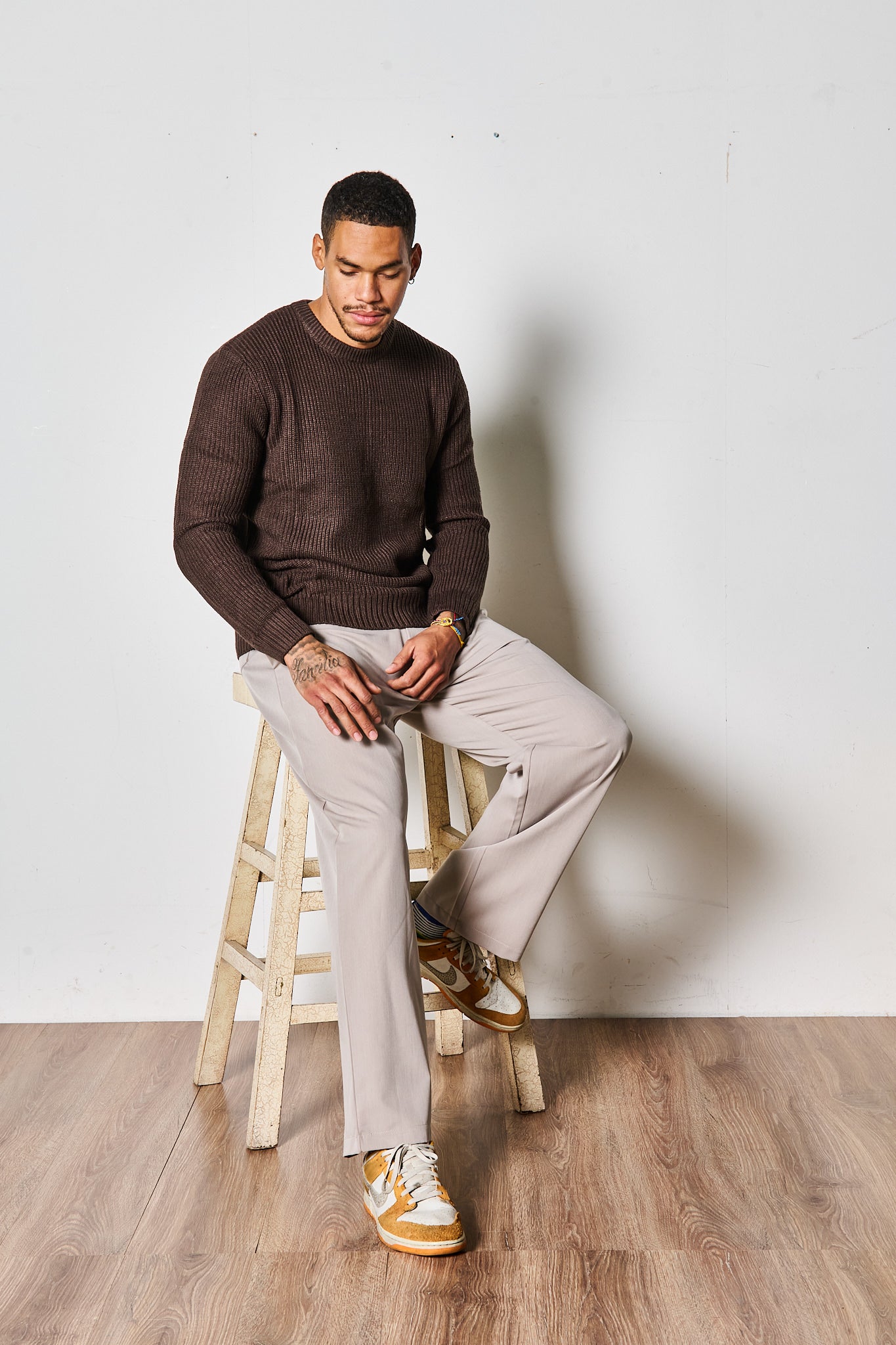 MAGLIONE MORO MISTO LANA