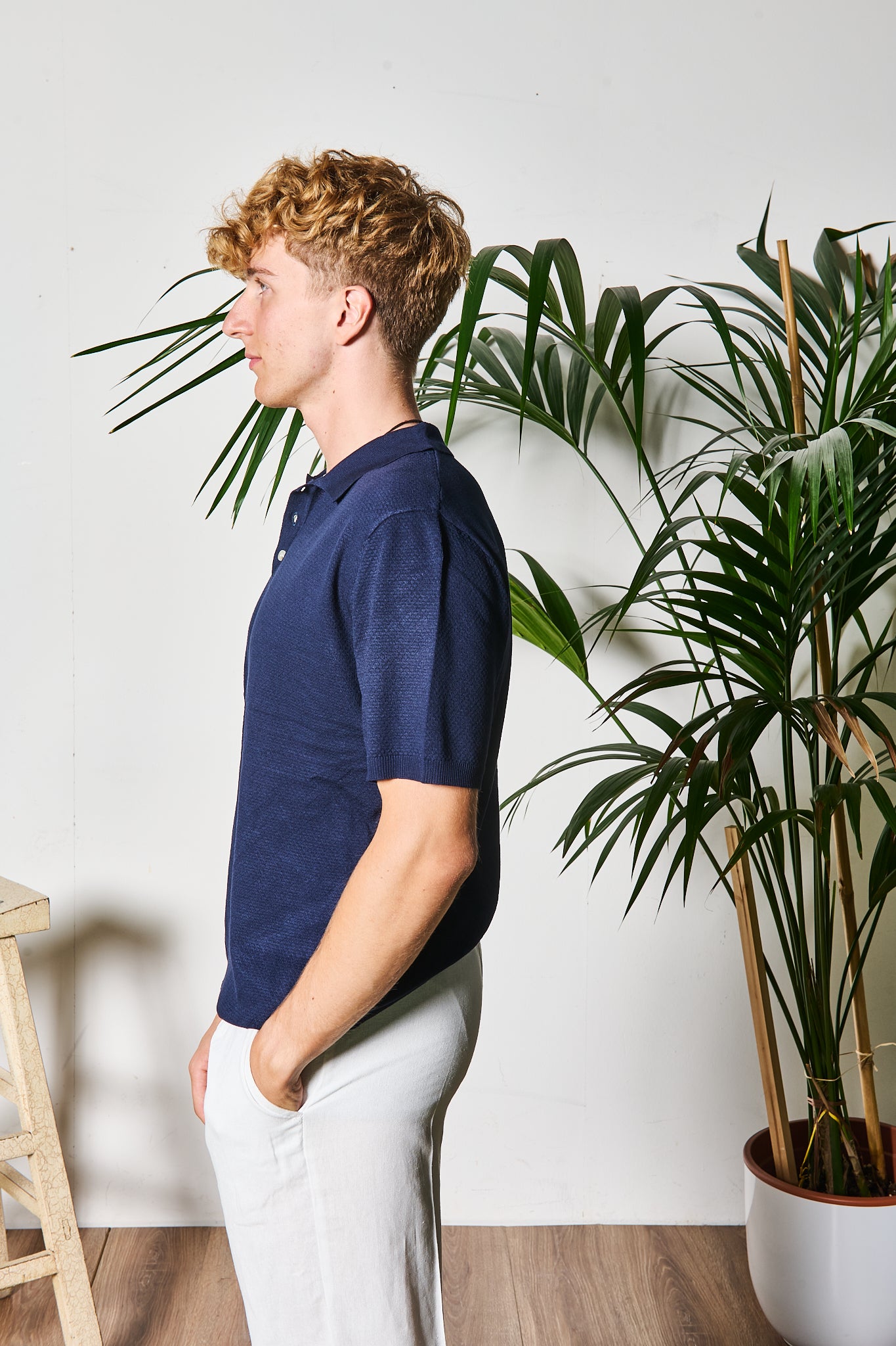 POLO FILO BLU ROYAL