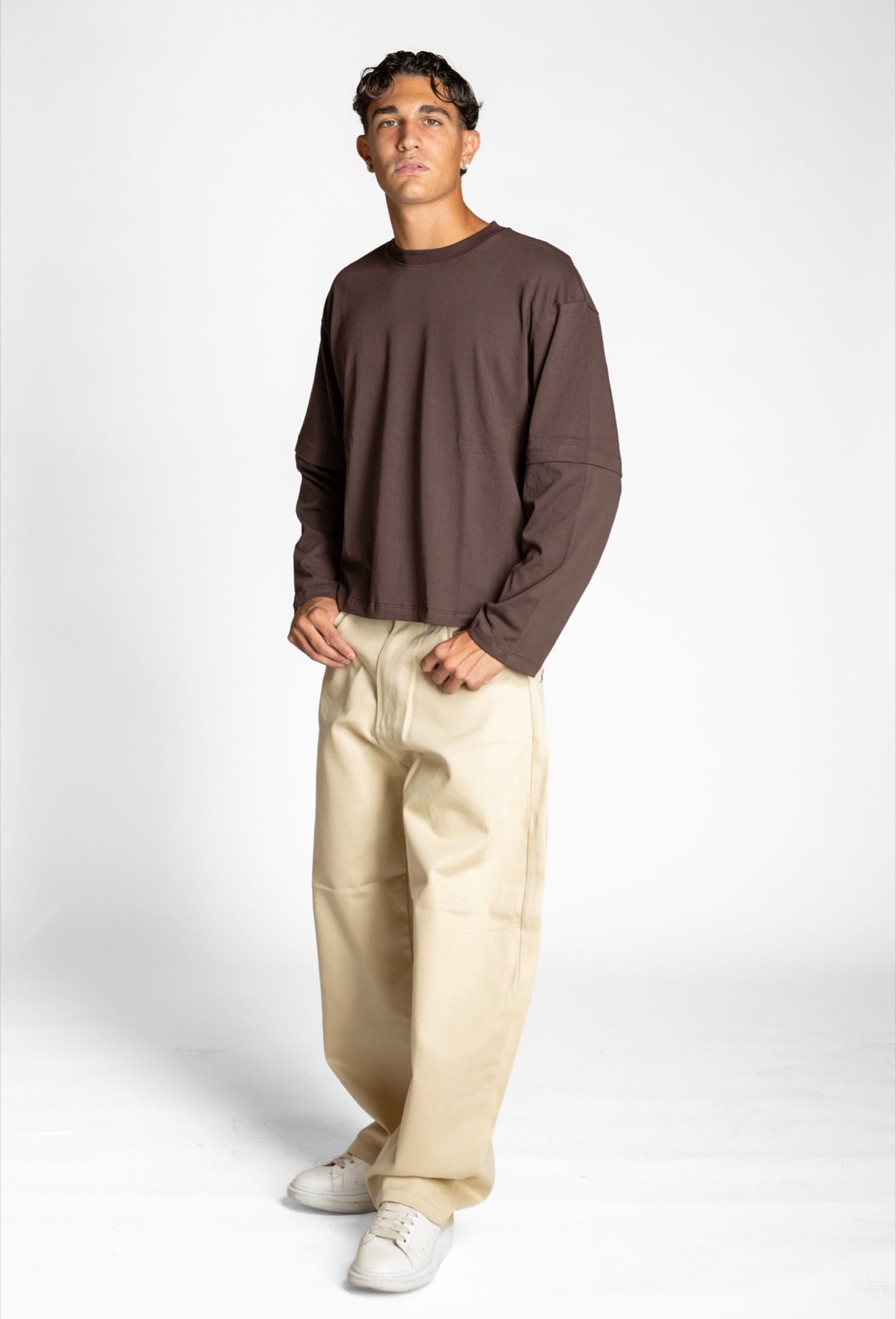 PANTALONE BALLOON BEIGE