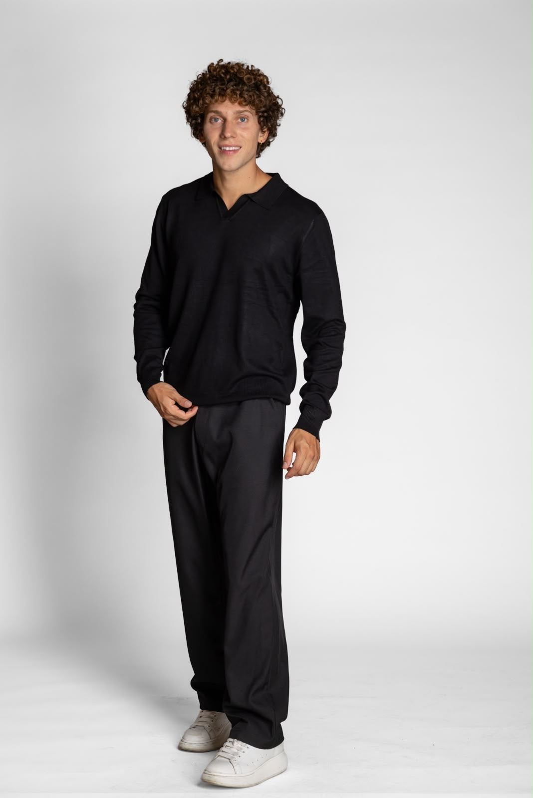 POLO NERA SCOLLO V