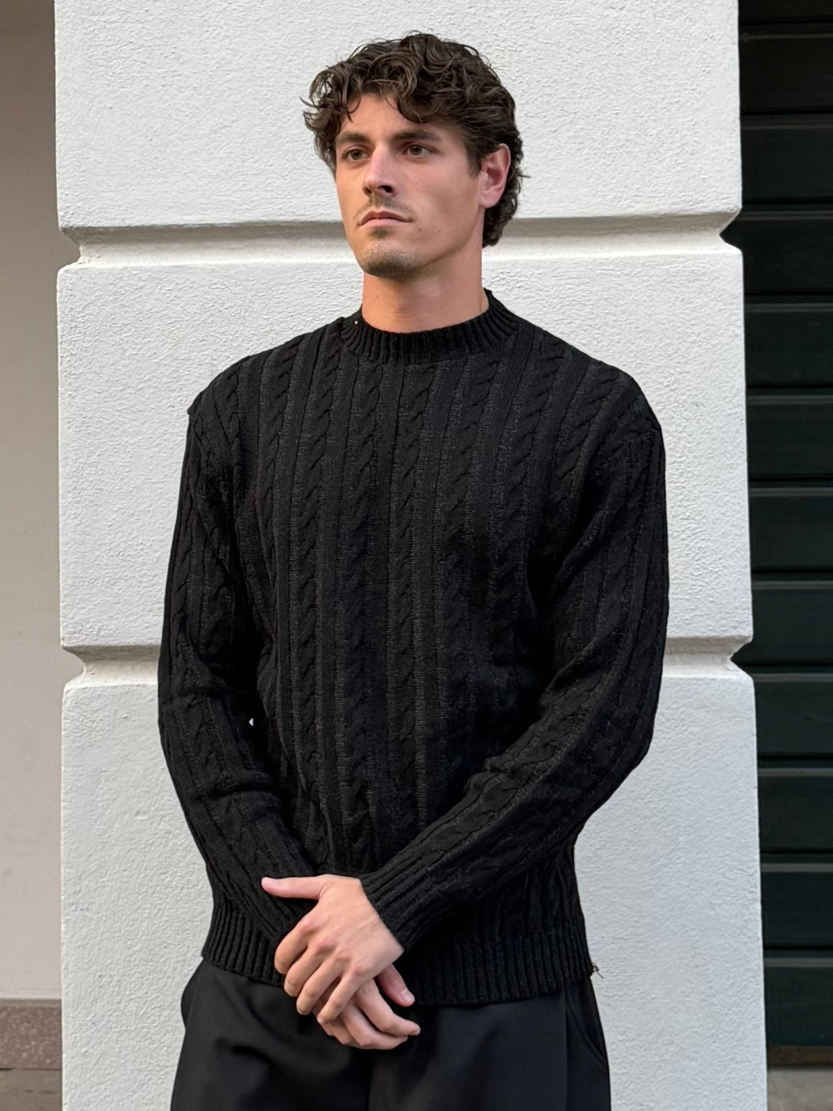 MAGLIONE INTRECCIATO