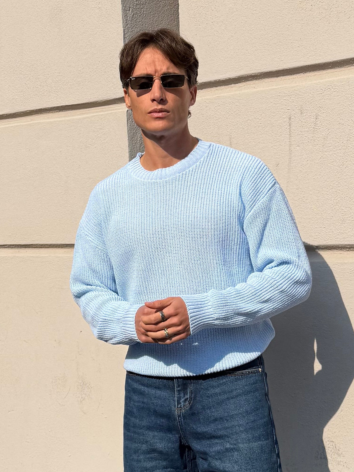 MAGLIONE AZZURRO