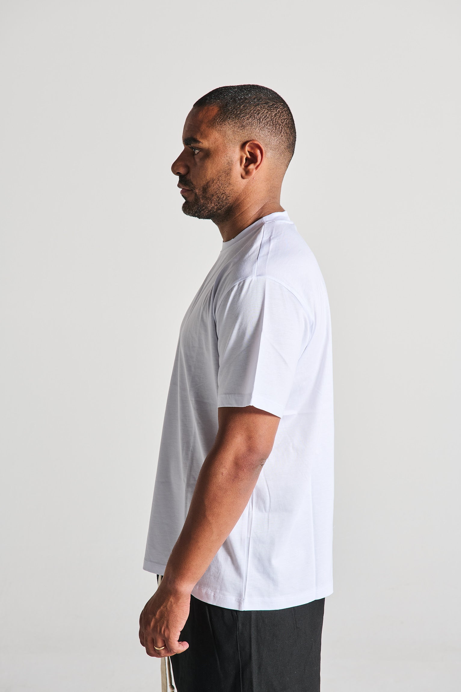 T-SHIRT FILO DI SCOZIA BIANCO