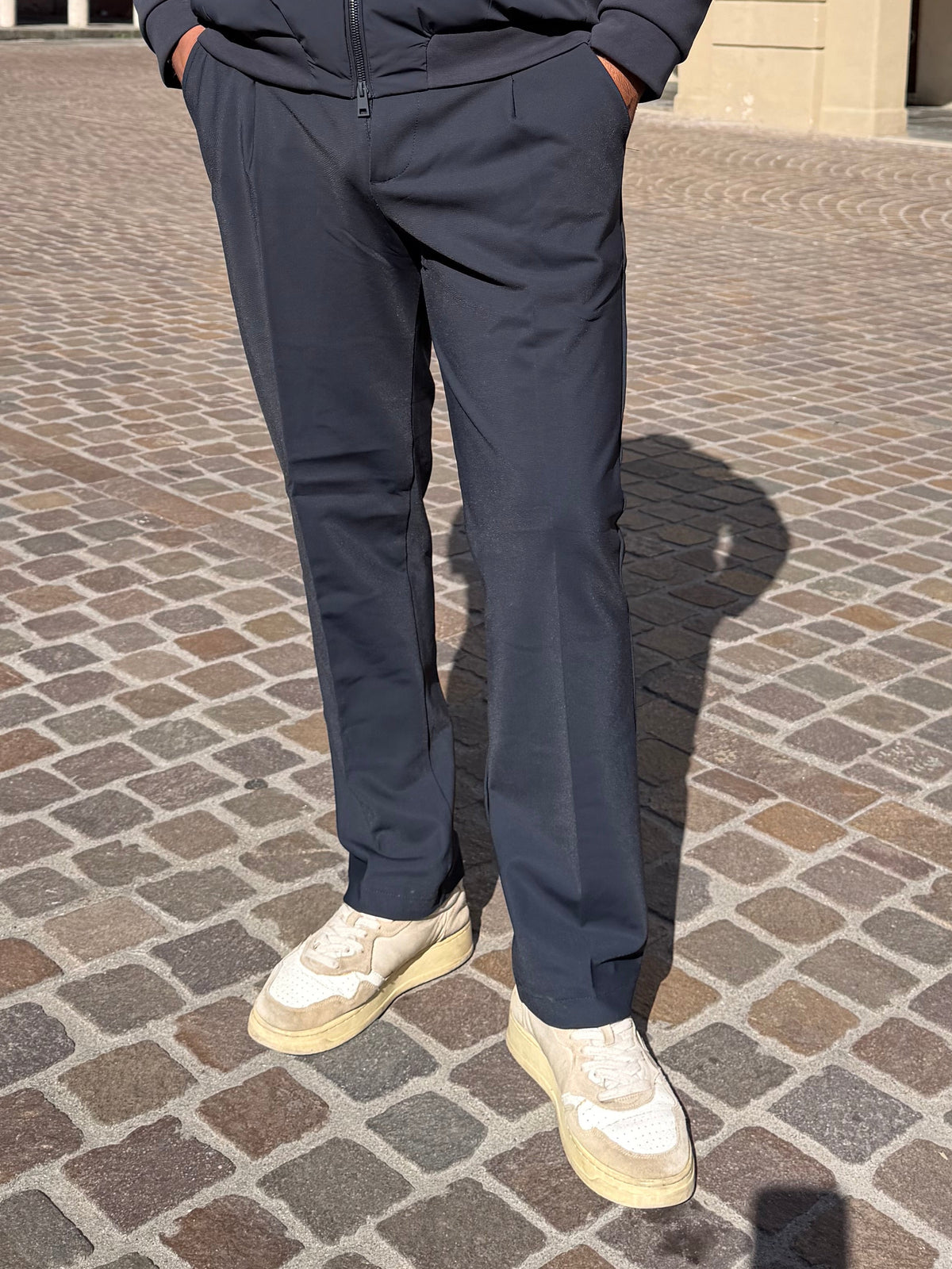 PANTALONE STRECH BLU