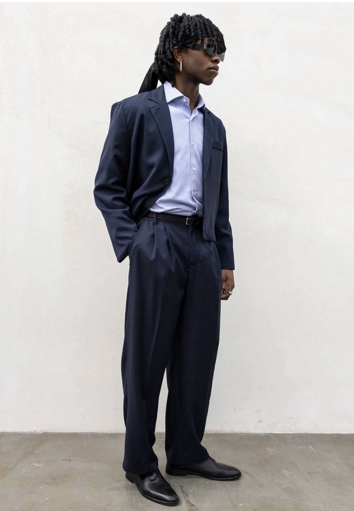 ABITO CROP VALENCIA BLU