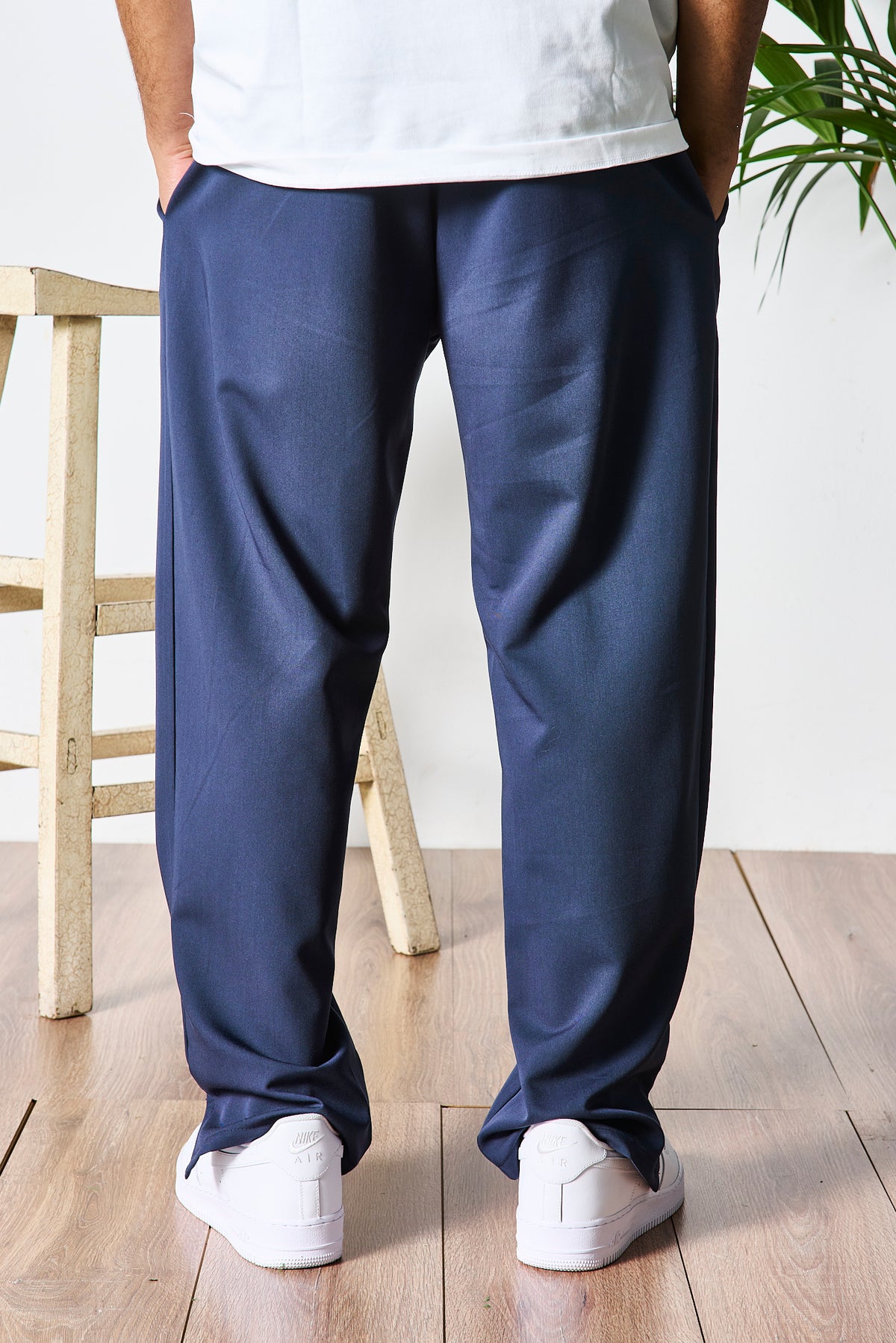 PANTAPALAZZO BLU NAVY SPACCHETTI