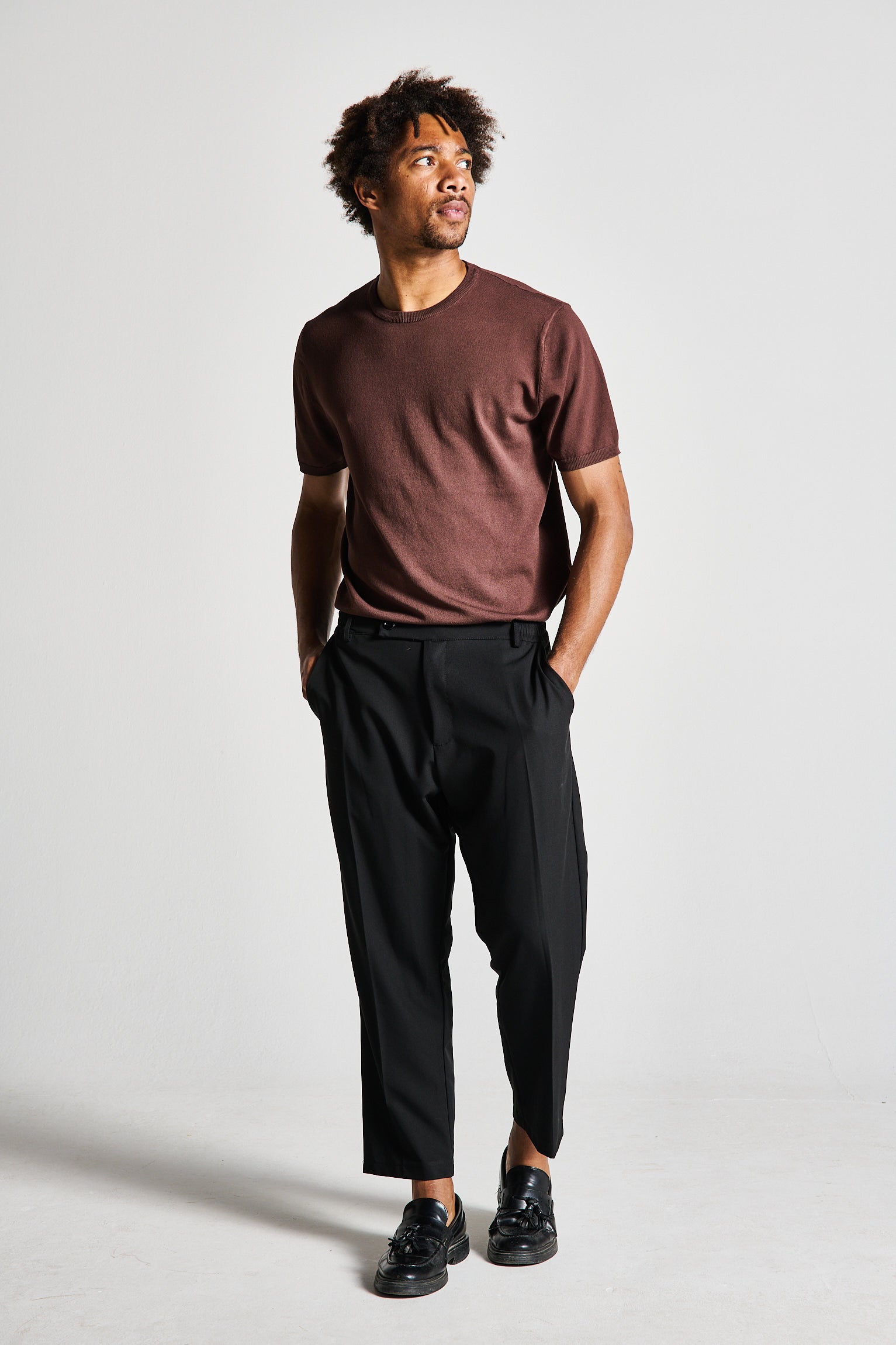 PANTALONE NERO CHINO