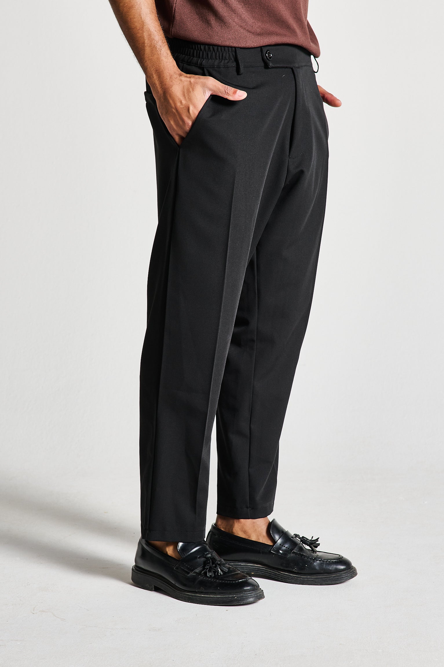 PANTALONE NERO CHINO
