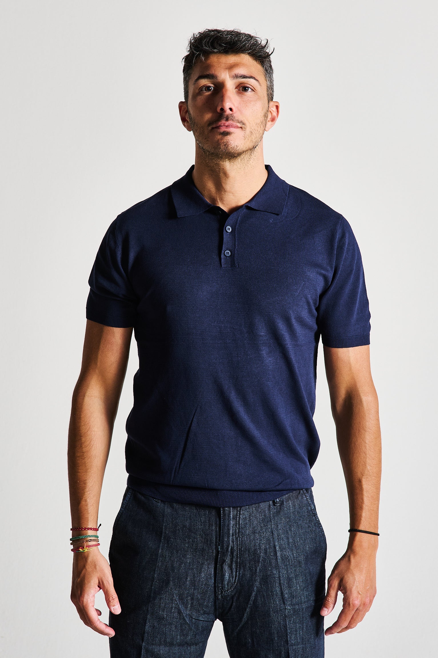 POLO FILO BLU