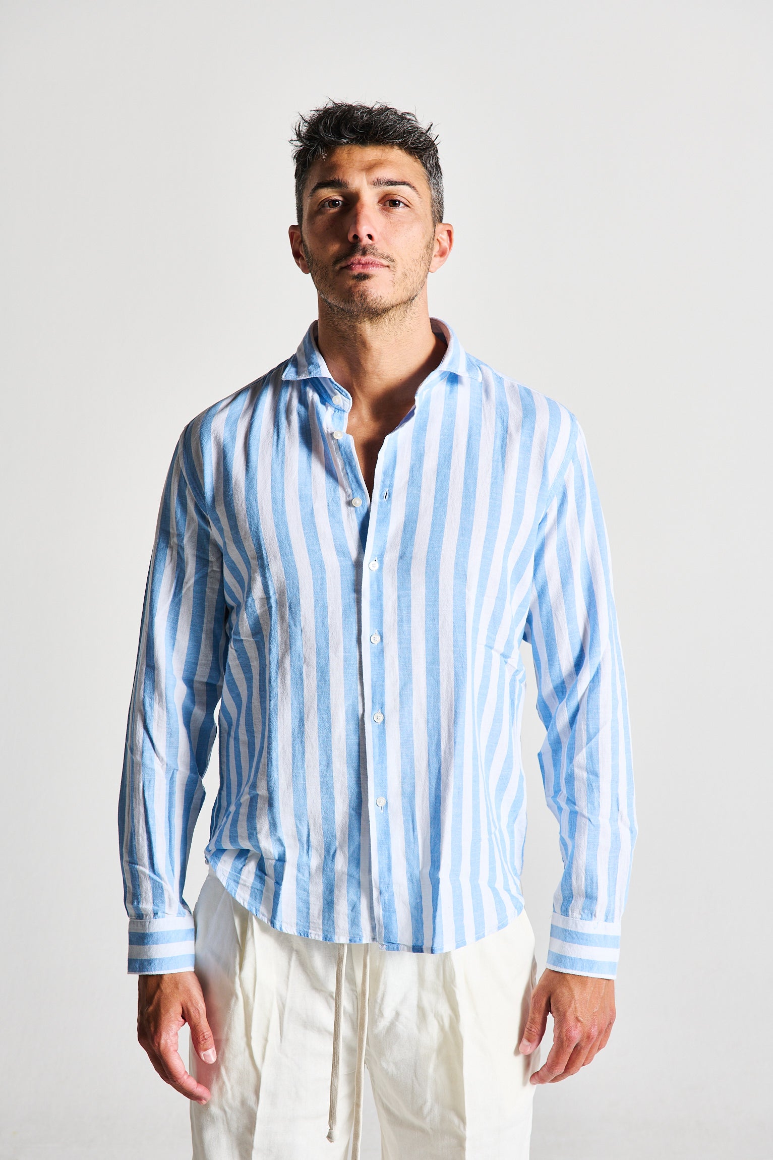 CAMICIA IN LINO SANTORINI