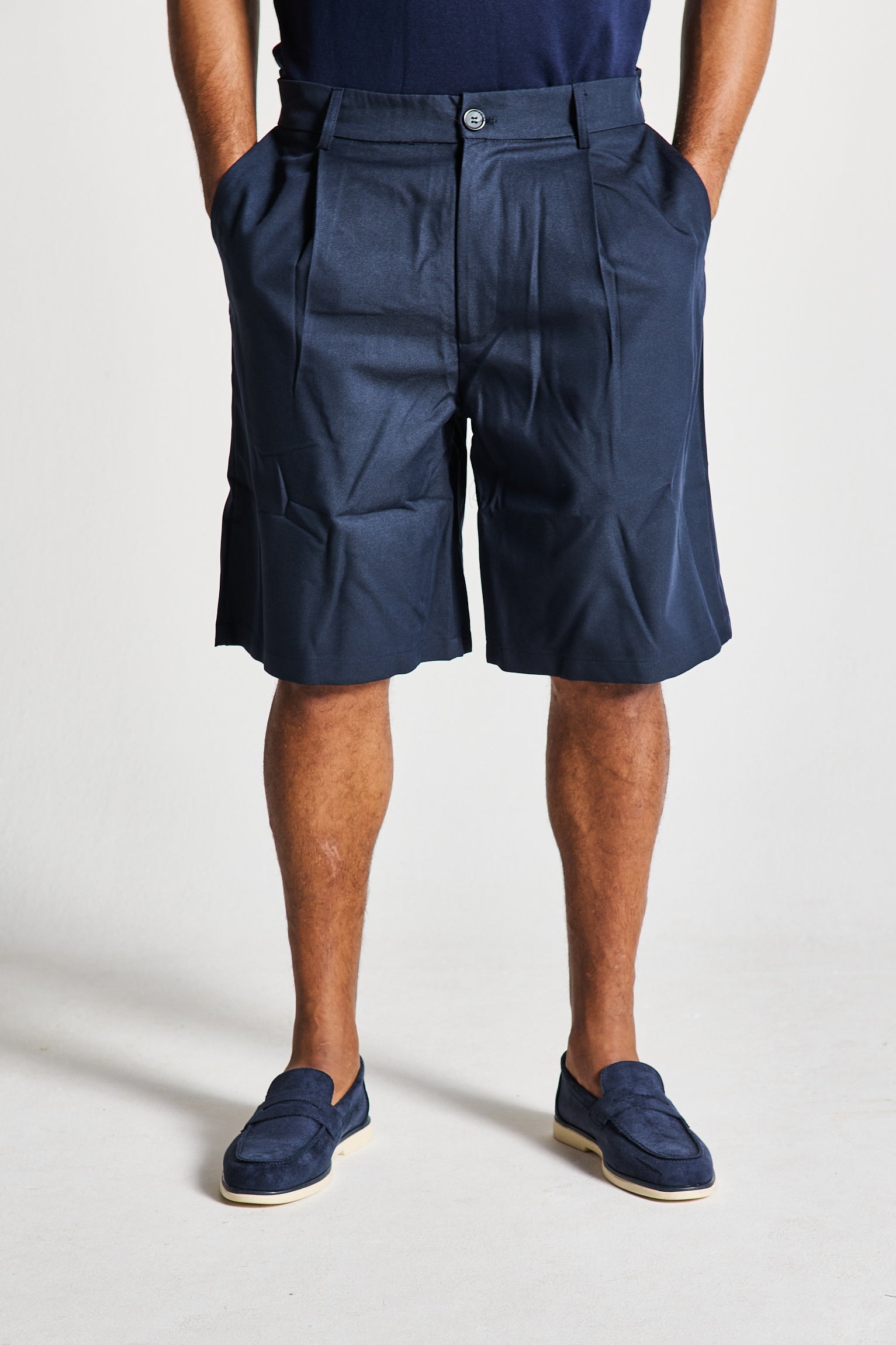 BERMUDA ELEGANTE BLU