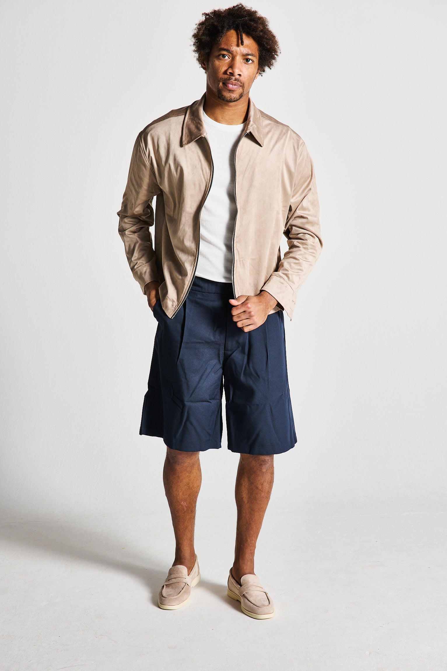 BERMUDA ELEGANTE BLU