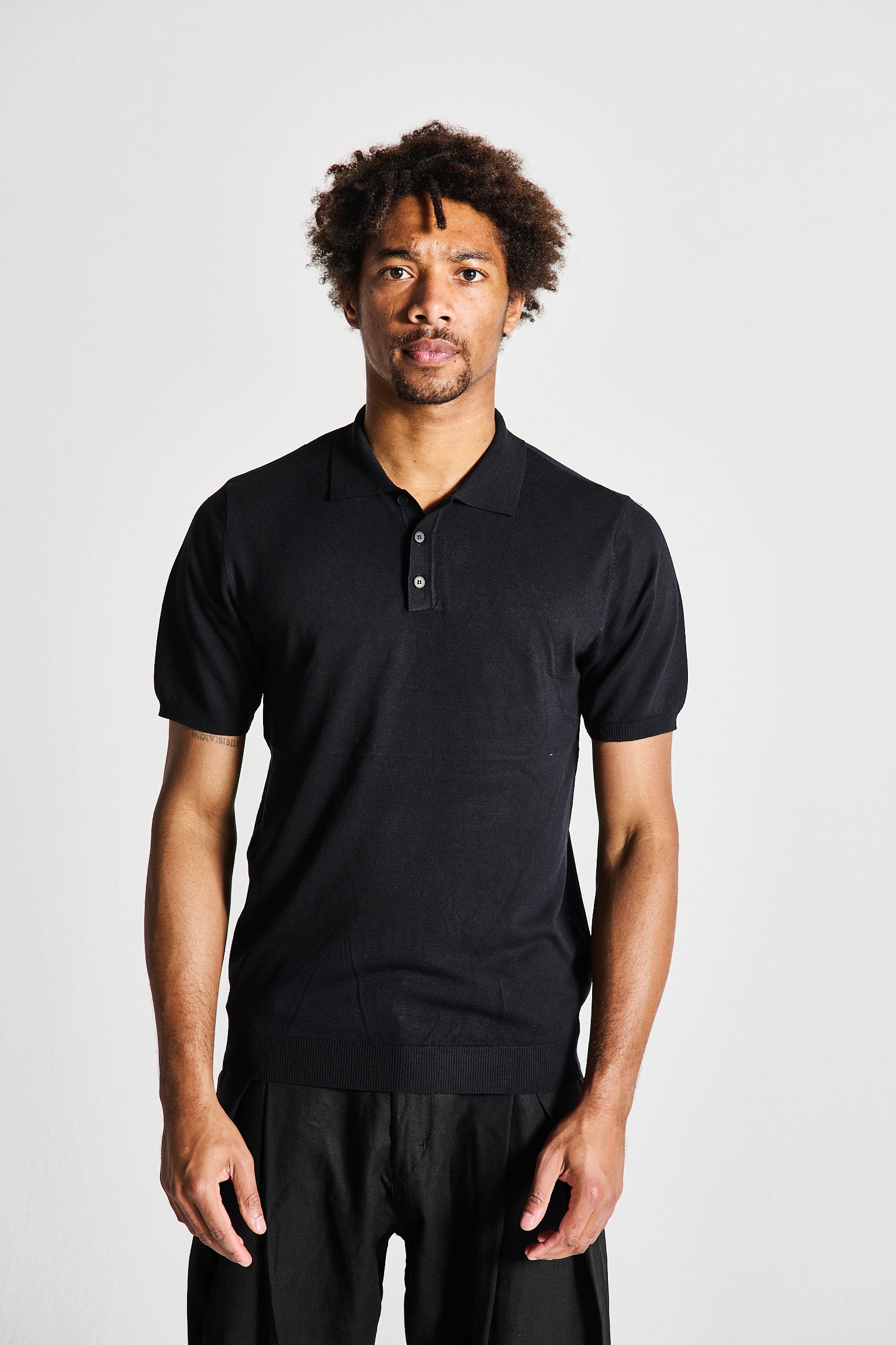 POLO IN FILO NERA