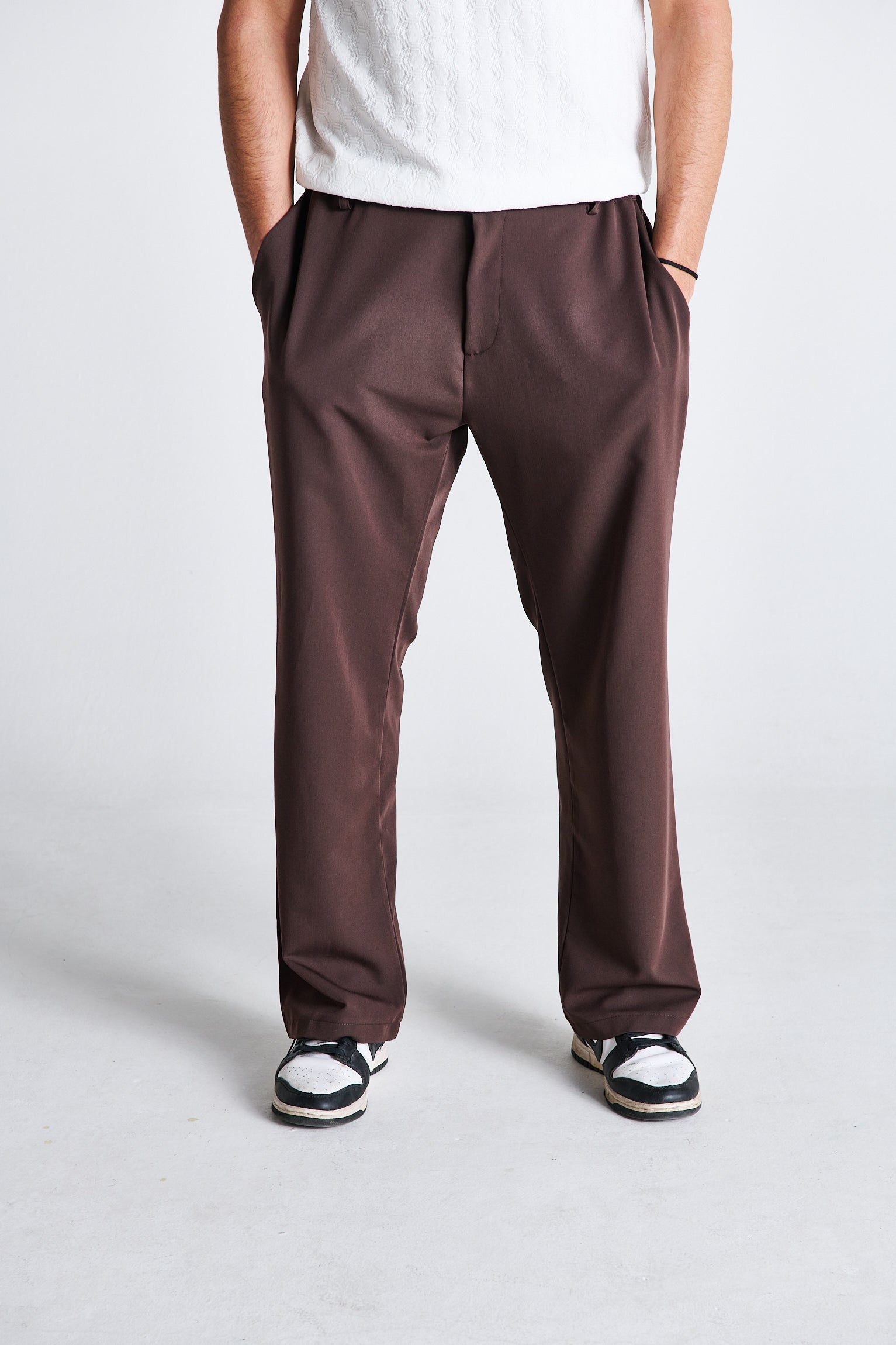PANTALONE PALAZZO BROWN