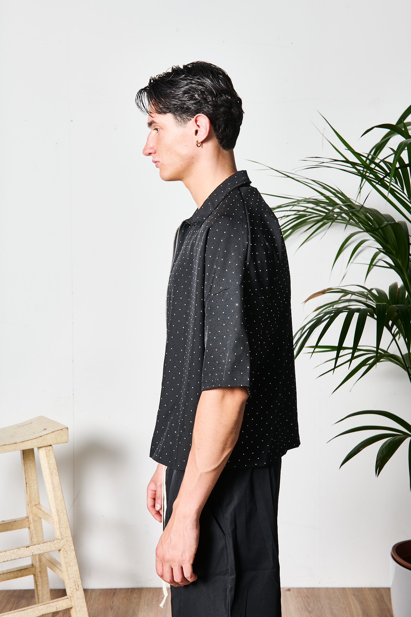 CAMICIA CROP DIAMOND