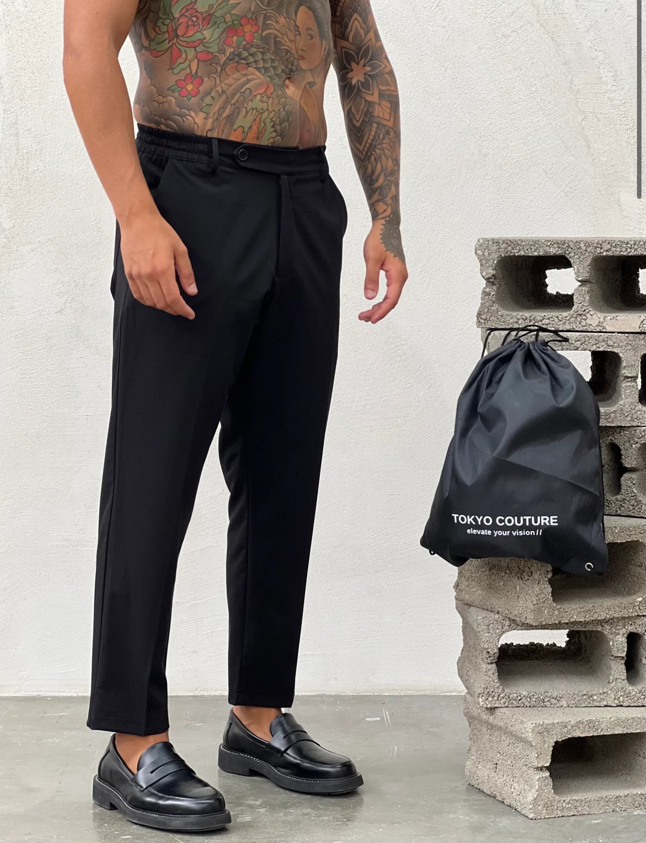 PANTALONE NERO CHINO