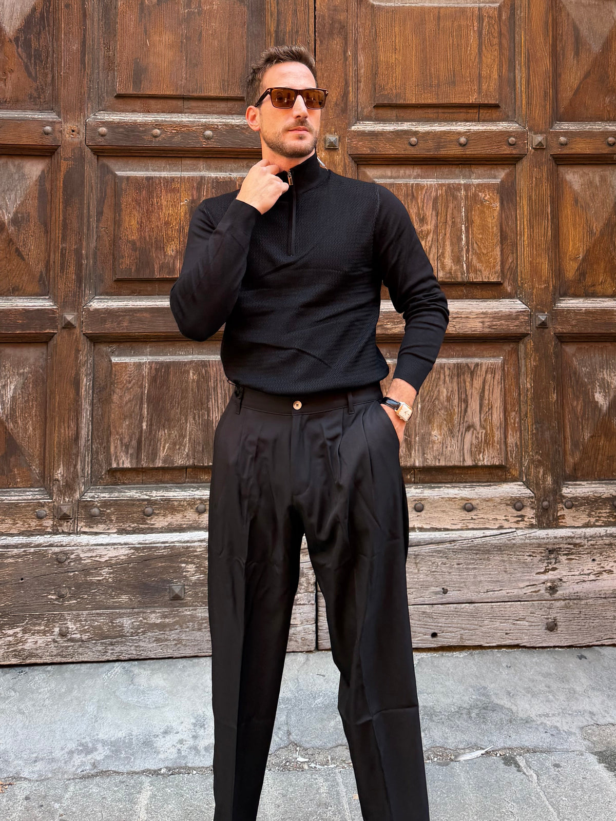 MAGLIA ZIP LUPETTO