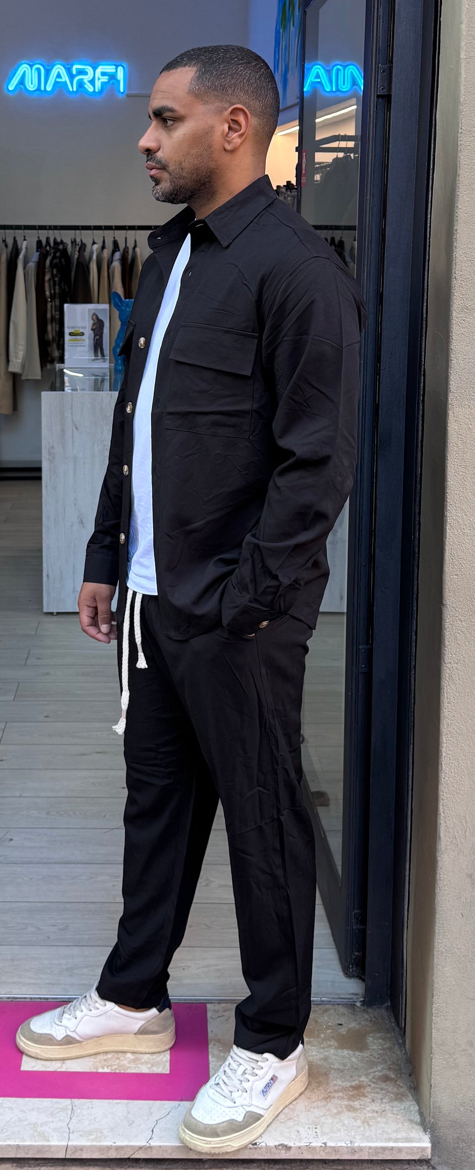 COMPLETO PANTALACCIO REBEL NERO